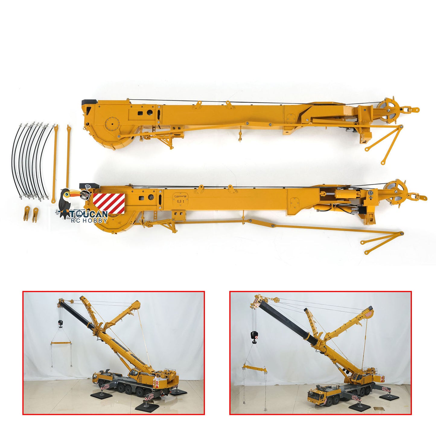 Pre-Order Eyewhale 1/14 6 Axles D1350 RC Hydraulic Mobile Cranes Truck Giant 1350