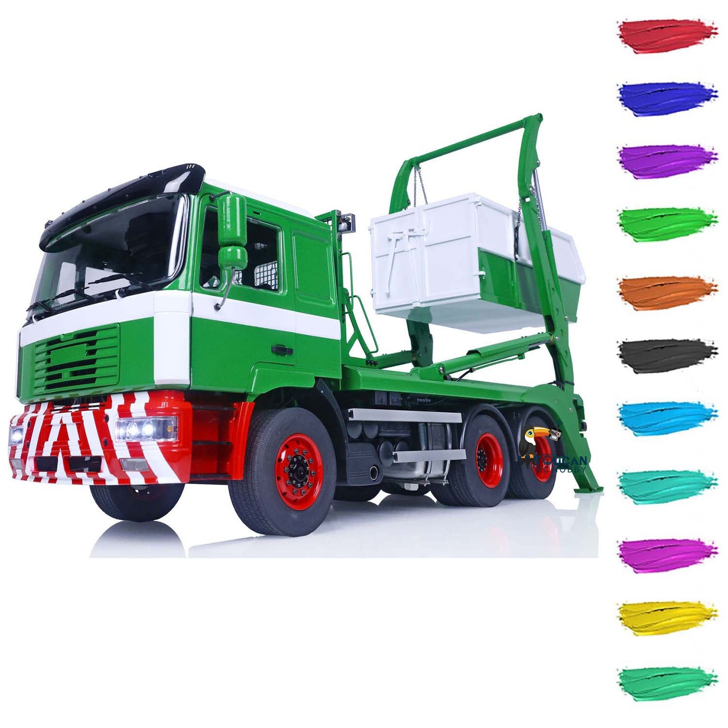 Metall 6X4 RC 1/14 Hydraulischer Muldenkipper Absetzkipper VL18U F2000