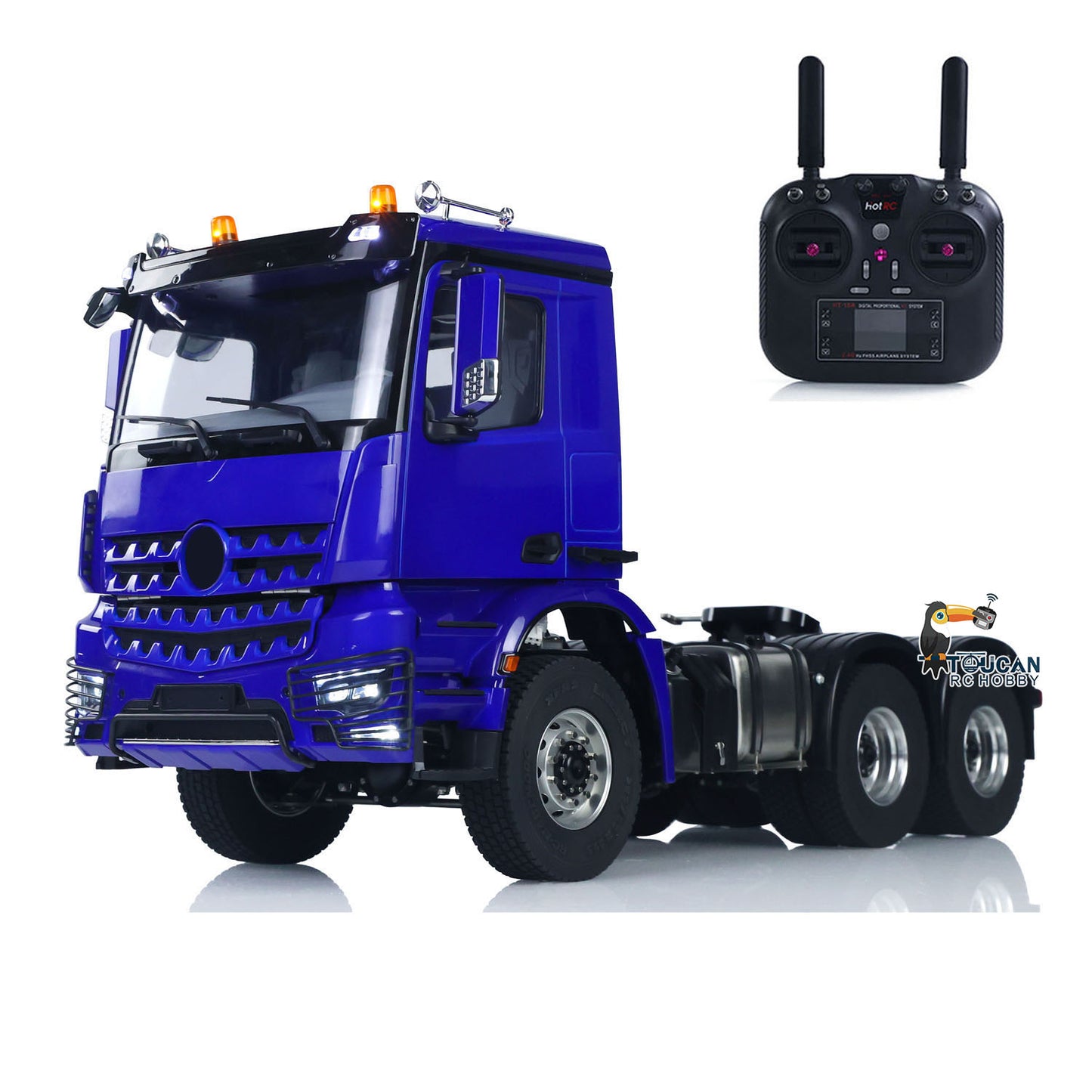 1/14 RC Tractor Truck 3363 Lorry Car Model Metal NO Lock Differential Axle 2Speed Gearbox Light Sound Radio