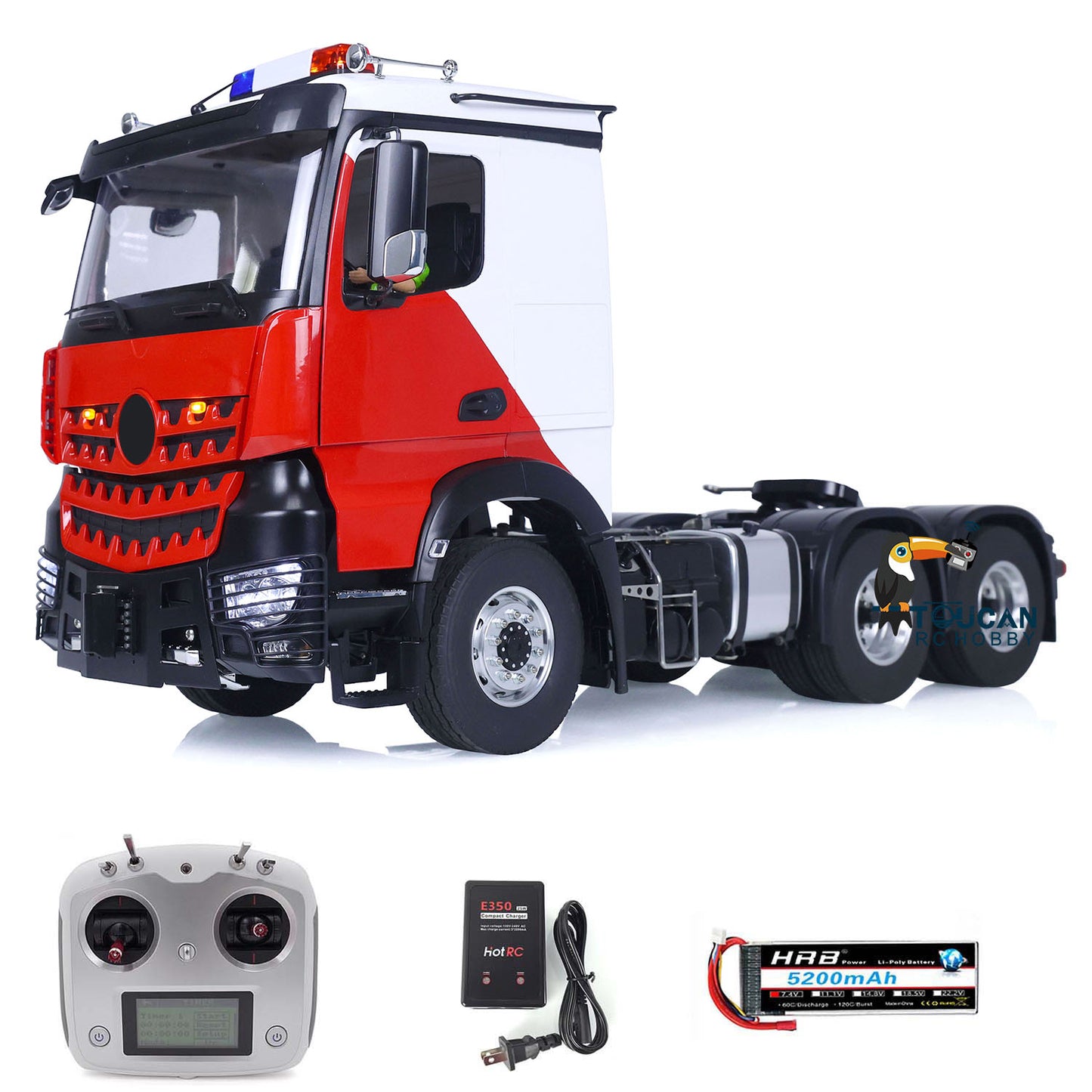 LESU 6x6 RTR RC Sattelzugmaschine für 1/14 Tamiya 1851 3363