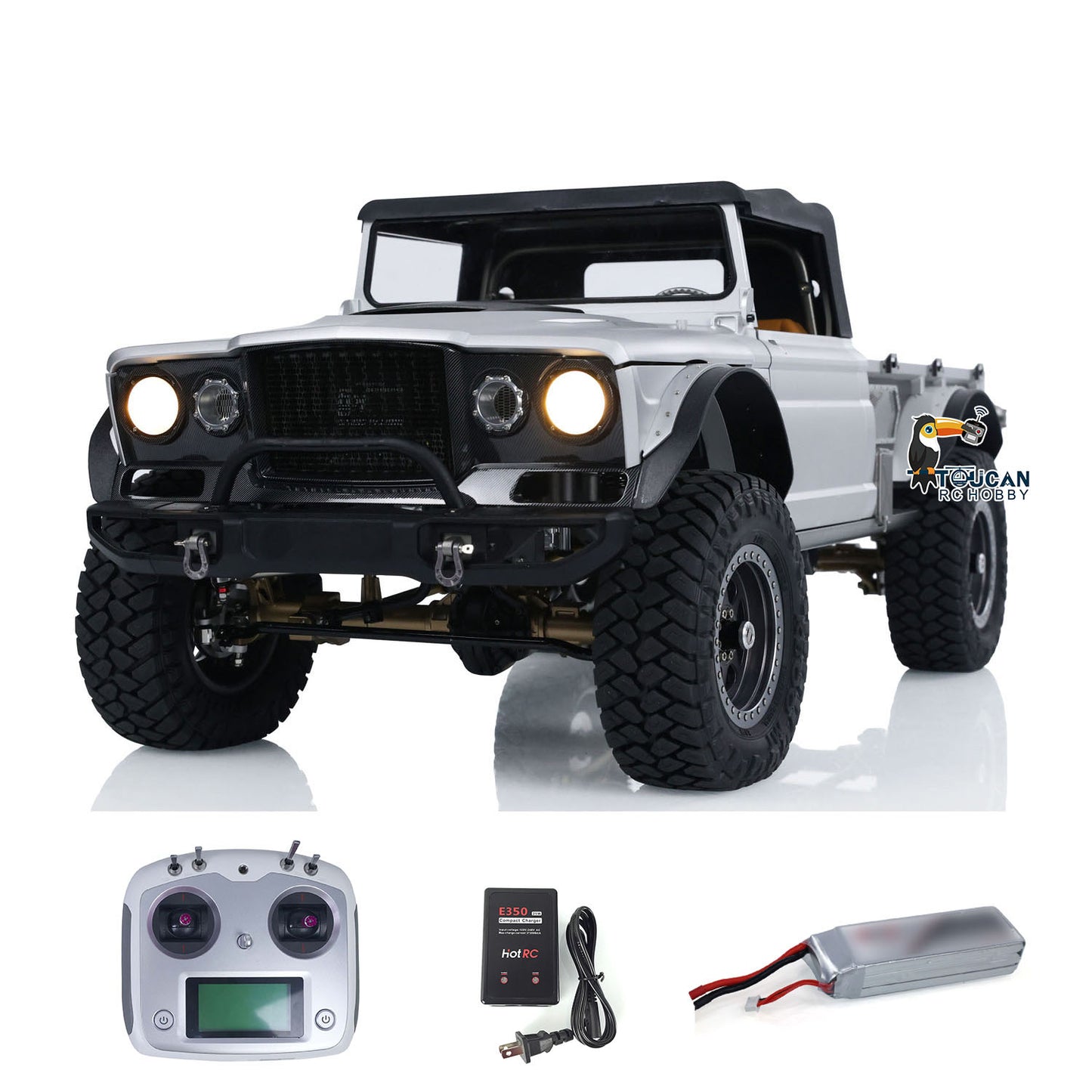 RTR TWOLF 1/10 M715 RC Metall Crawler Offroad-Kletter-Truck