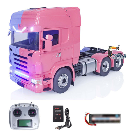 1/14 RC Tractor Truck TOUCAN 6X6 Metal Chassis RTR Remote Control Cars DIY Model  