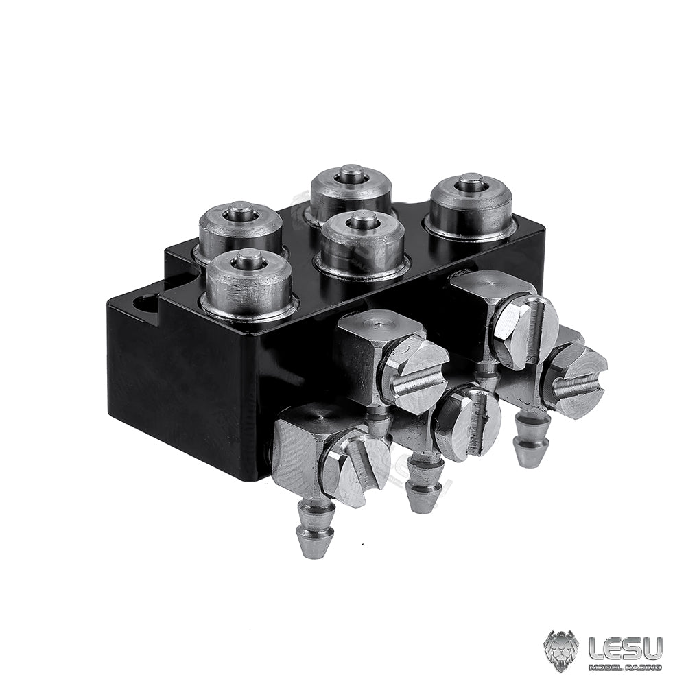 LESU Metal Hydraulic Nozzle Unit of Quick Coupler 1/14 RC Excavator Aoue LR960