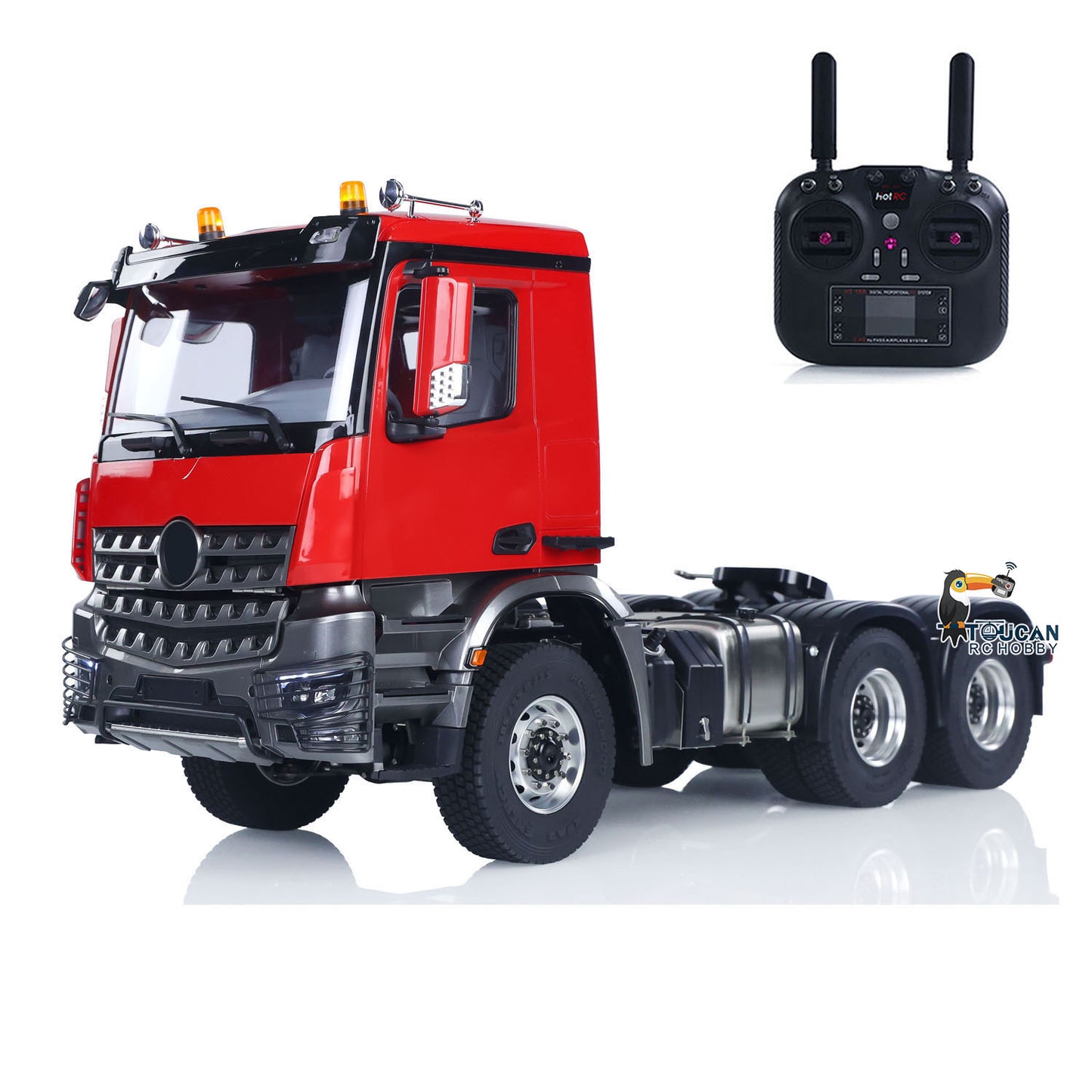1/14 RC Tractor Truck 3363 Lorry Car Model Metal NO Lock Differential Axle 2Speed Gearbox Light Sound Radio