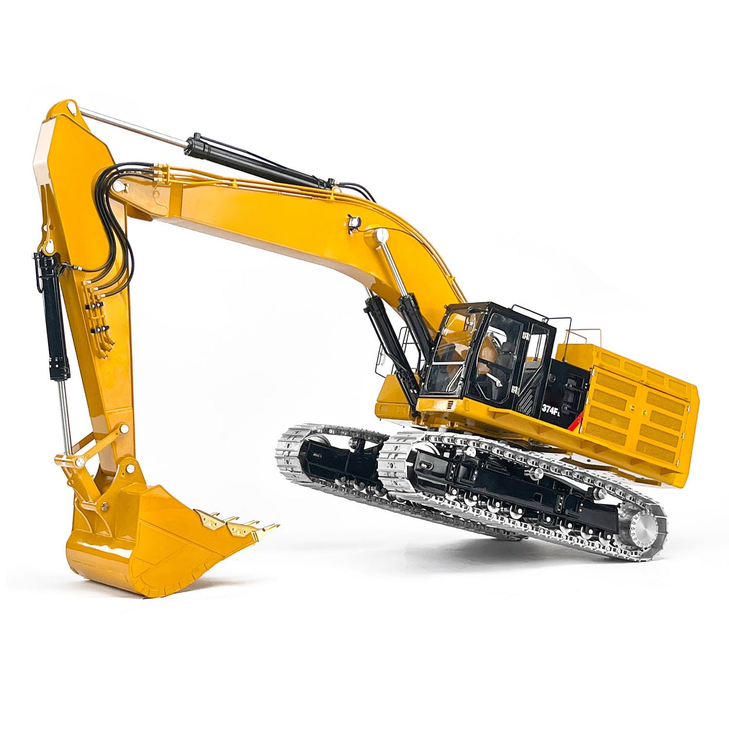 LESU 1/14 Hydraulic RC Excavator C374F Digger Heavy Machine RTR Construction Car PL18EV LITE Battery