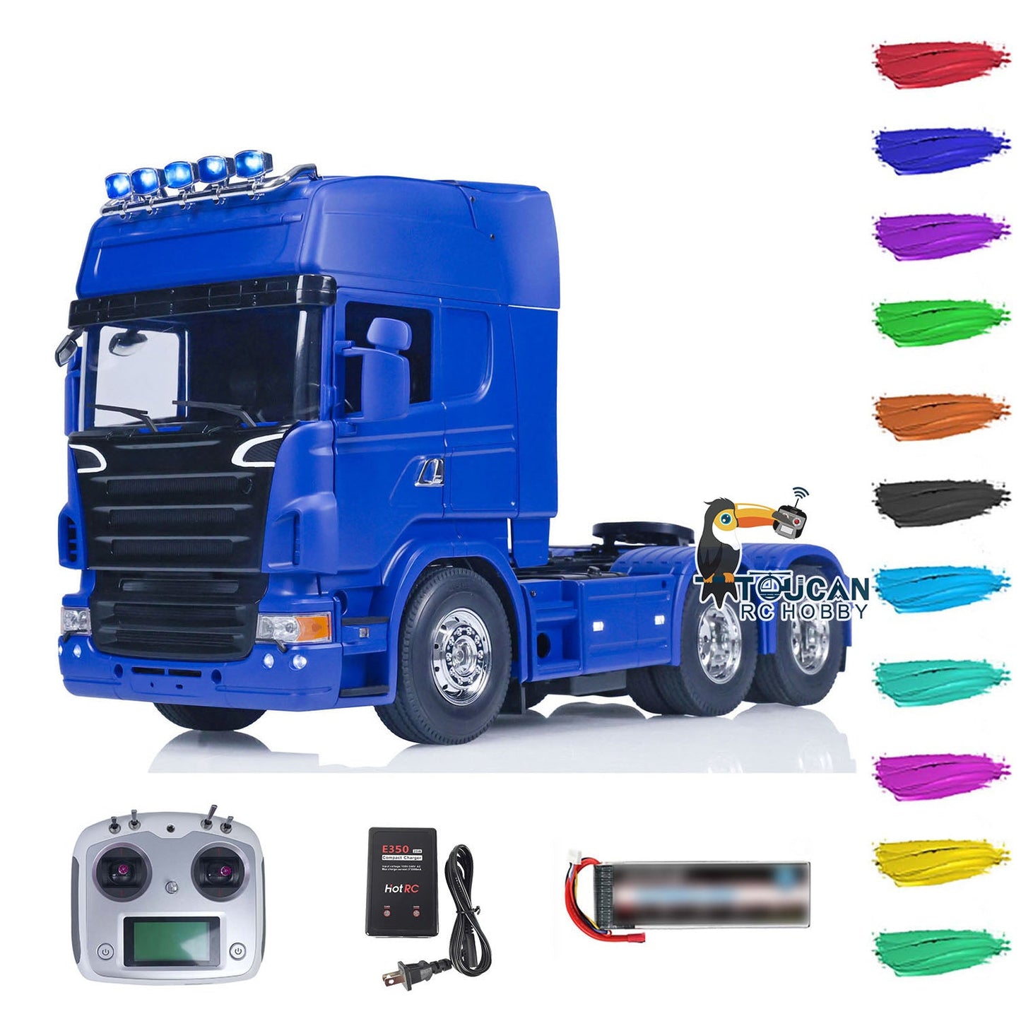 Camion tracteur RC 1/14 6X4 Version optionnelle