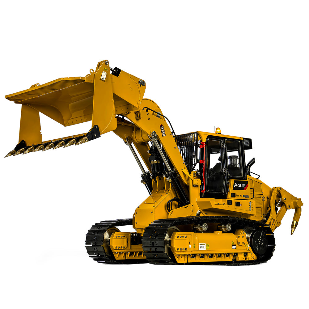 LESU 1/14 RC Hydraulic Loader Upgrade 973K Tracked Car Openable Bucket Rear Plow Painted Assembled PNP