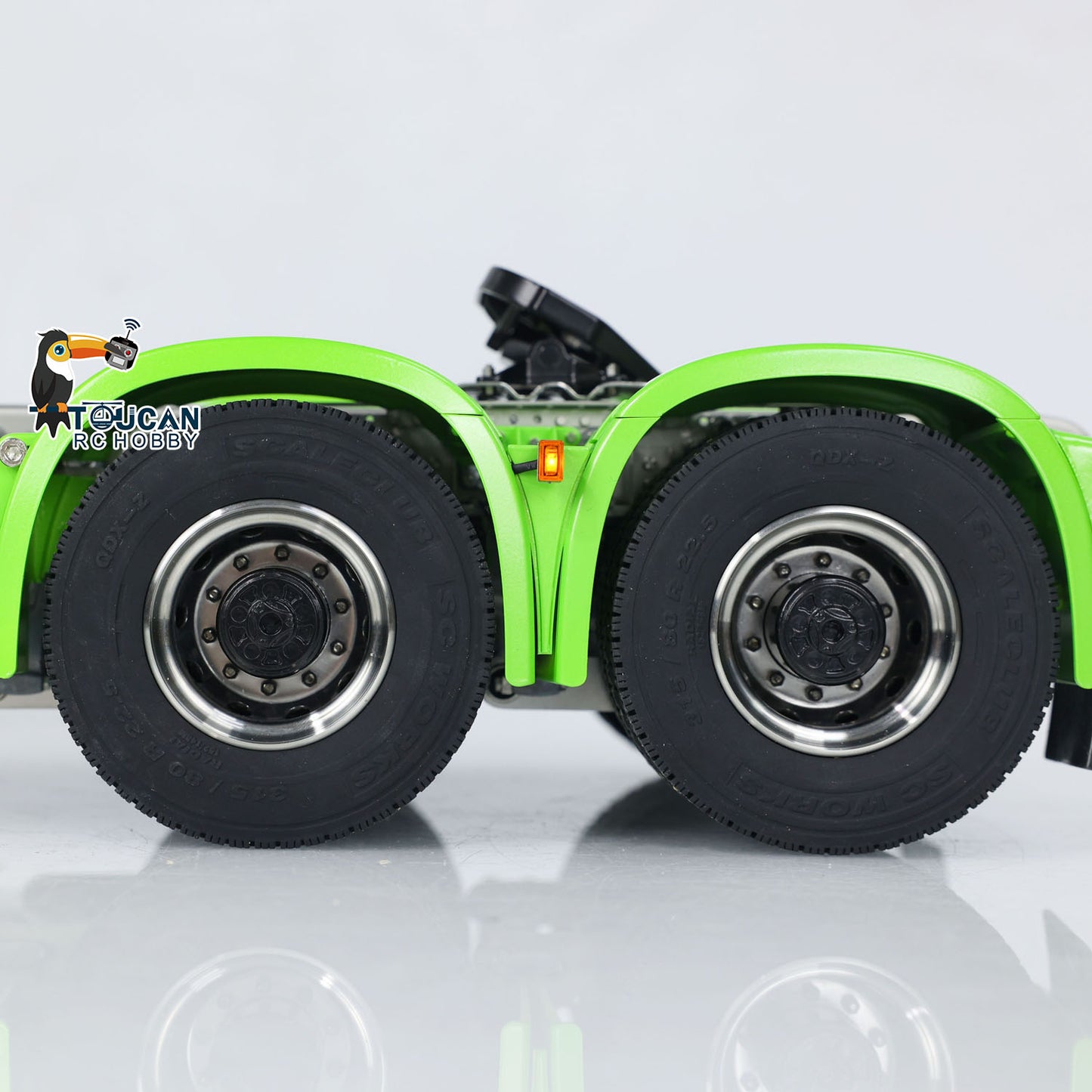 6x6 Metal Chassis 1/14 RC Tractor Truck R620 RTR Model Air Suspension ST8 Radio