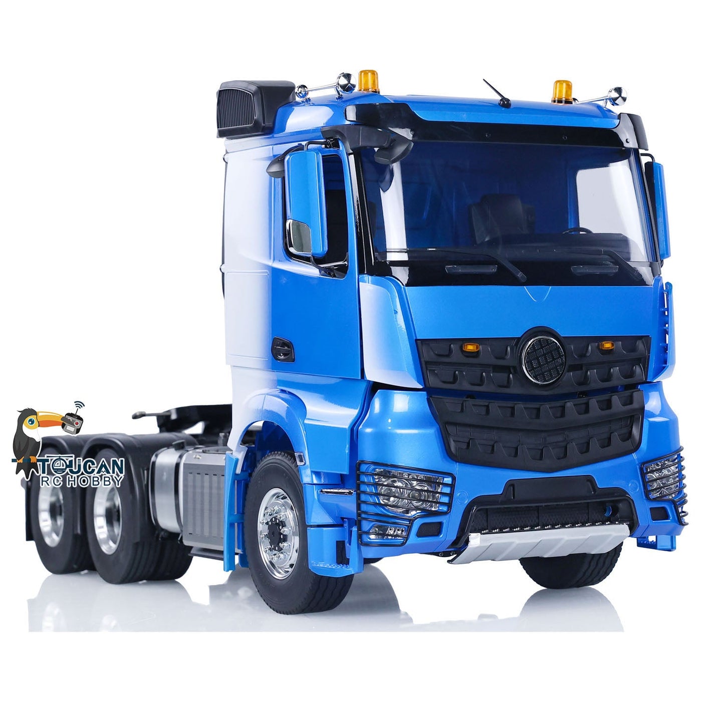 6x6 RC Tractor Truck 1/14 TOUCAN Metal Chassis Radio Control Car 2-speed Gearbox