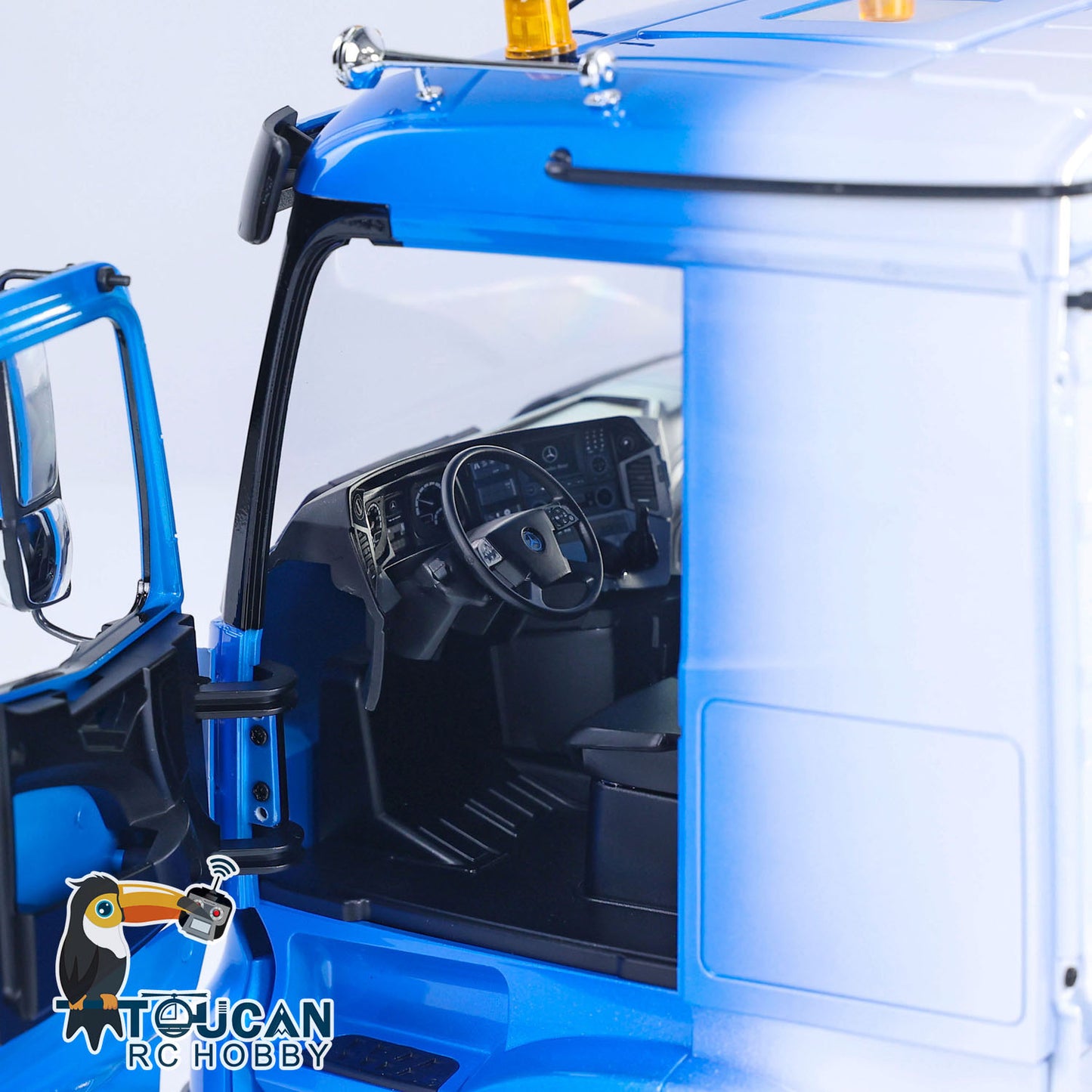 6x6 RC Tractor Truck 1/14 TOUCAN Metal Chassis Radio Control Car 2-speed Gearbox