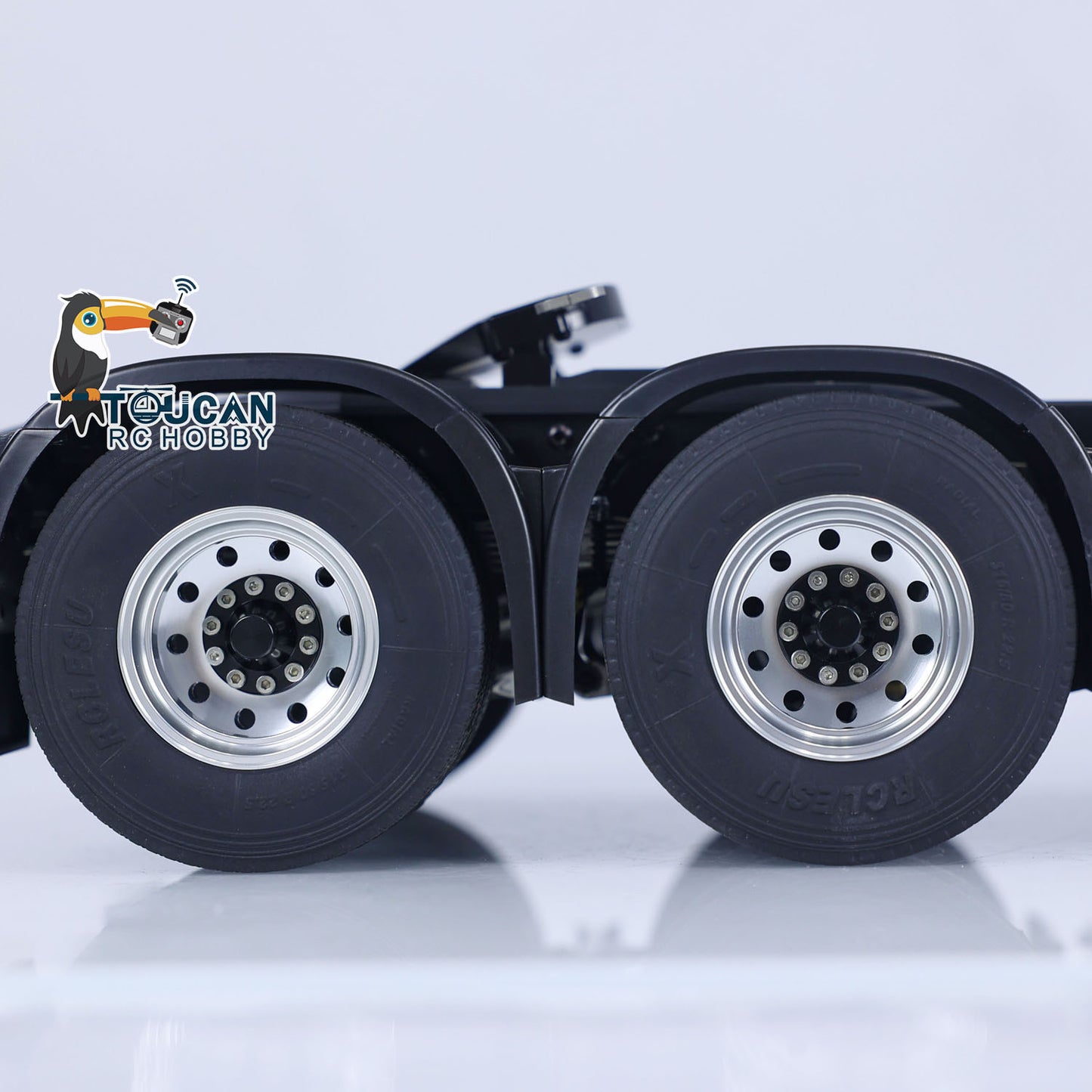 6x6 RC Tractor Truck 1/14 TOUCAN Metal Chassis Radio Control Car 2-speed Gearbox