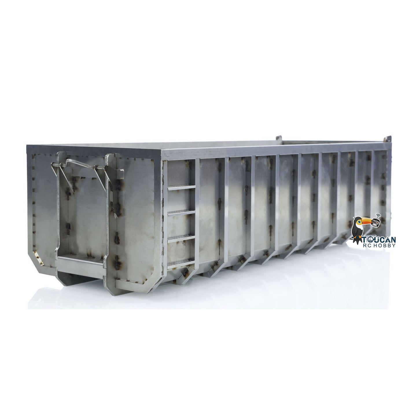 Metal Trash High Bucket for 1/14 10x10 8x8 RC Roll On/Off Hydraulic Dumper Truck