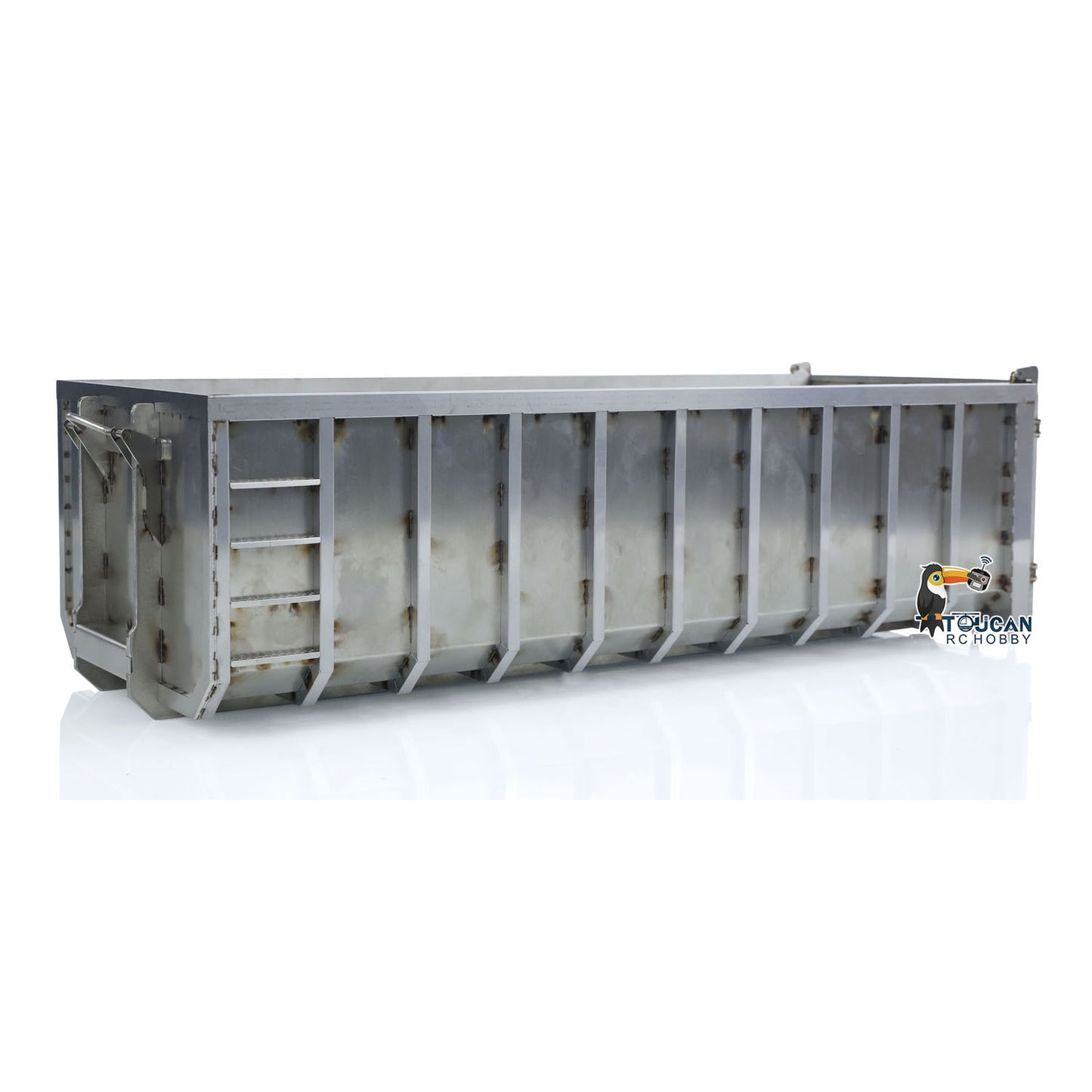 Metal Trash High Bucket for 1/14 10x10 8x8 RC Roll On/Off Hydraulic Dumper Truck