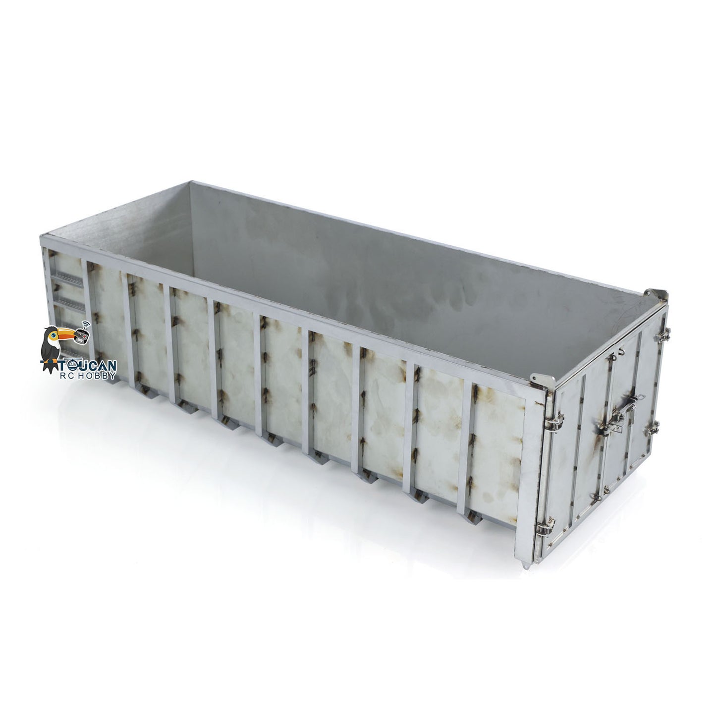 Metal Trash High Bucket for 1/14 10x10 8x8 RC Roll On/Off Hydraulic Dumper Truck