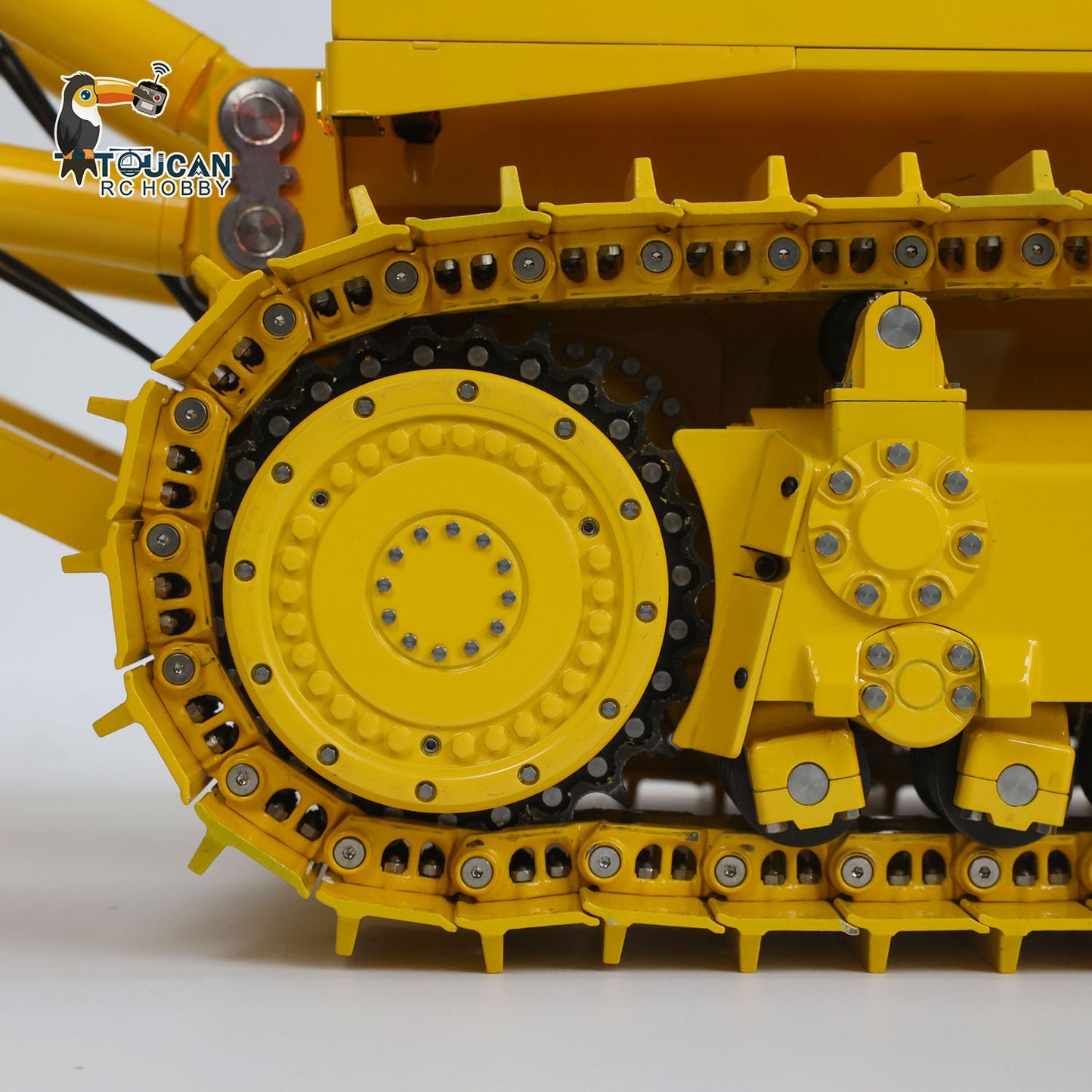 JDMODEL Metal 1/14 RC Hydraulic Bulldozer 575 Heavy Machine Huge Dozer Model Frsky X14 Radio System Mix Control Car Rear Ripper