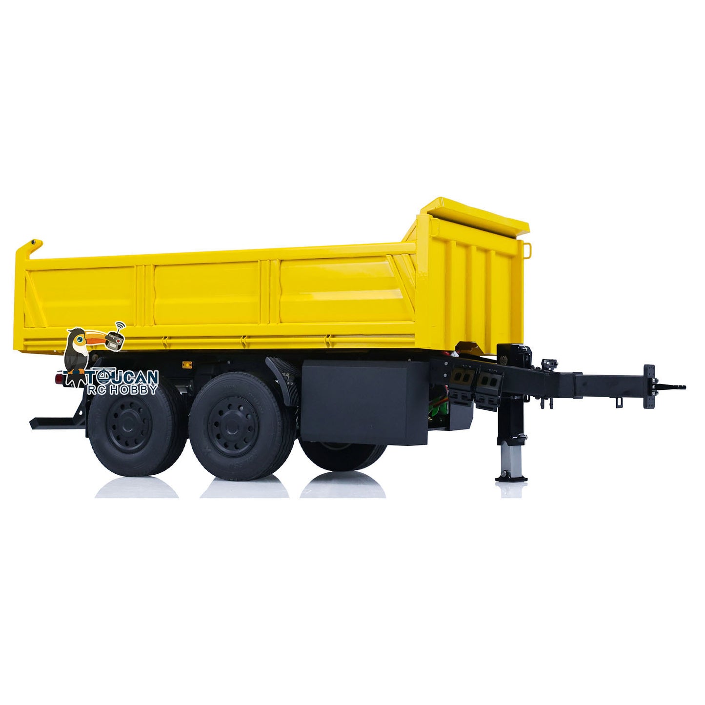 Metall 2 Achsen LESU 1/14 RC Volle Anhänger Hydraulische Dumper