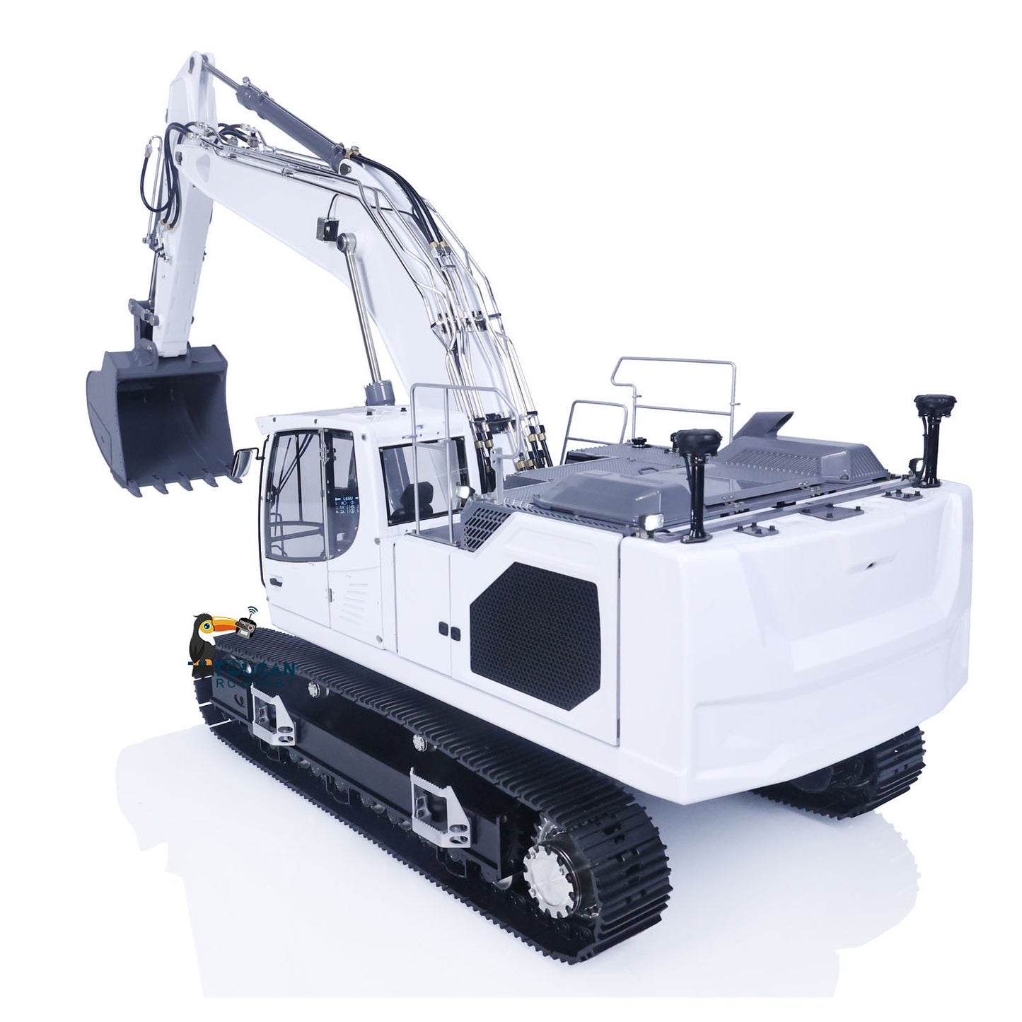 LESU 1/14 Aoue Excavatrice hydraulique RC assemblée en métal peint RTR LR945 B0016