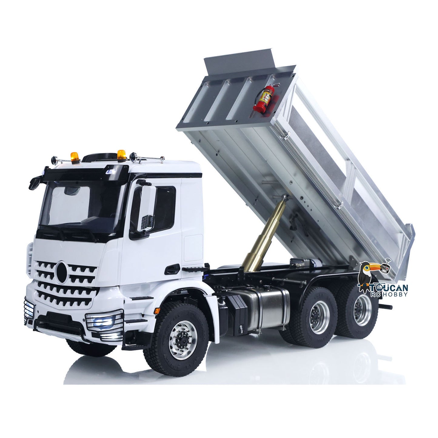 IN STOCK 6x6 1/14 RC Hydraulic Dump Truck 3348 2025 Tipper Metal Axles Gearbox Suspension Bucket Oil Tank Light Sound