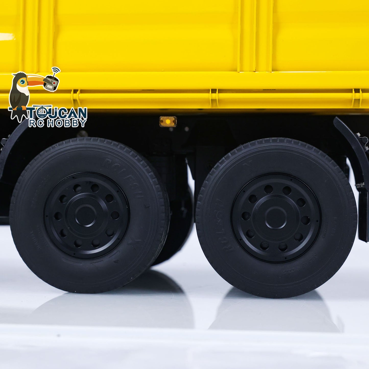 Metall 2 Achsen LESU 1/14 RC Volle Anhänger Hydraulische Dumper