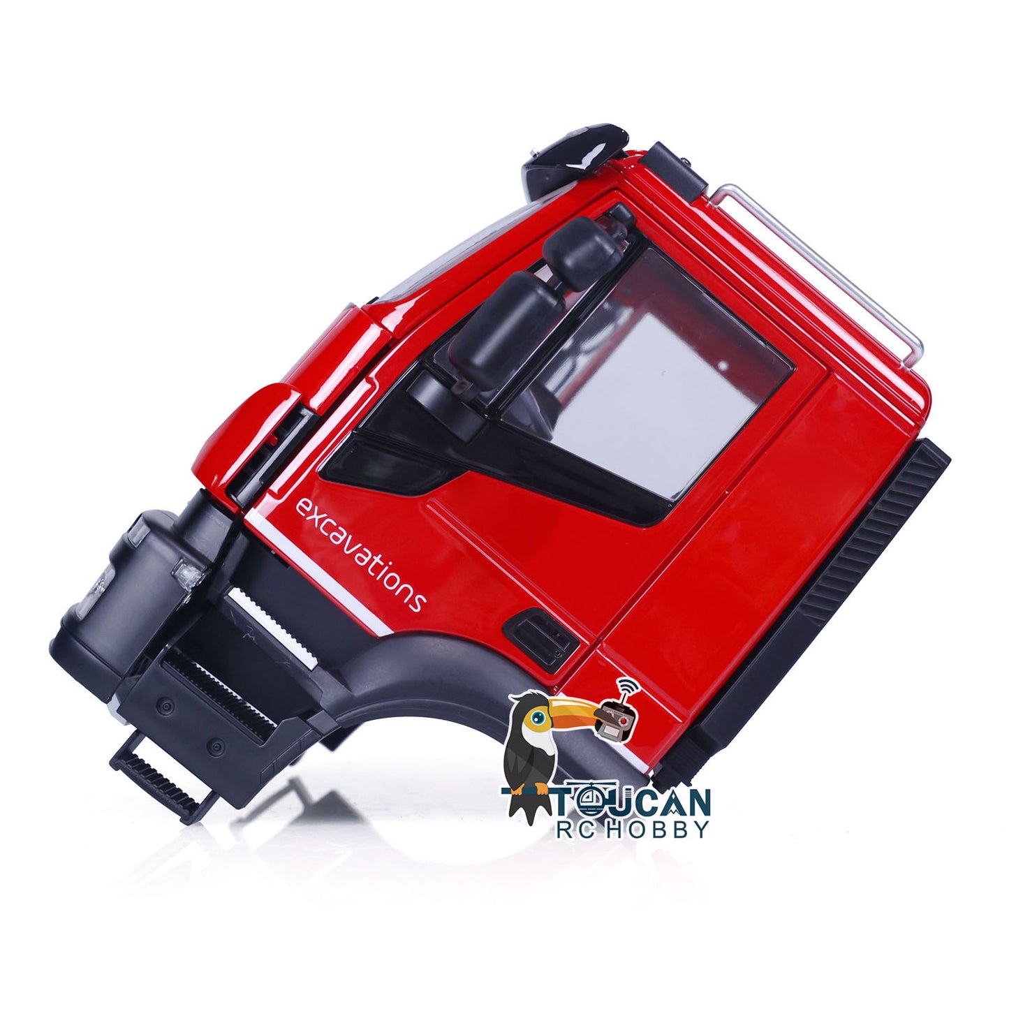 Kunststoff-Auto-Shell mit Innen-Ersatzteil für 1/14 TAMIYA RC Truck IVECOL Dumper