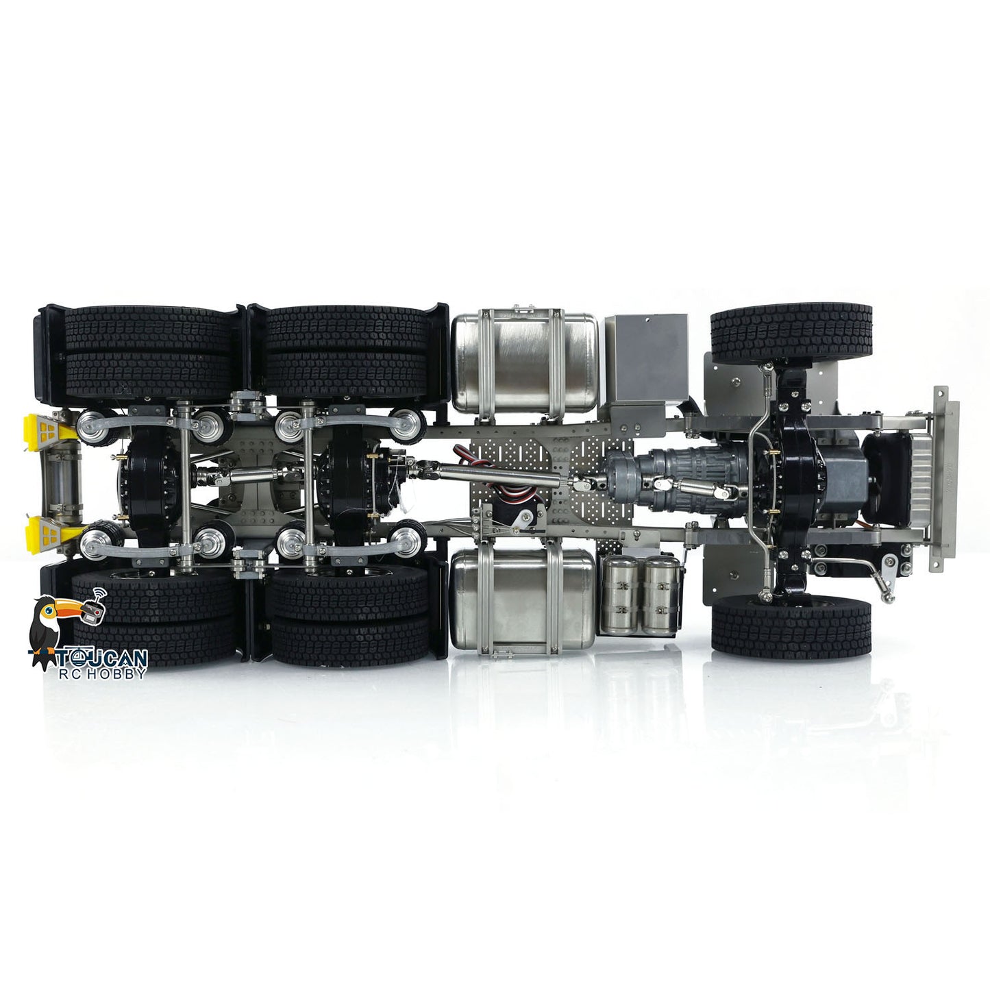 EN STOCK Châssis métallique 6x6 SCALECLUB pour camion tracteur 770S 1/14 RC