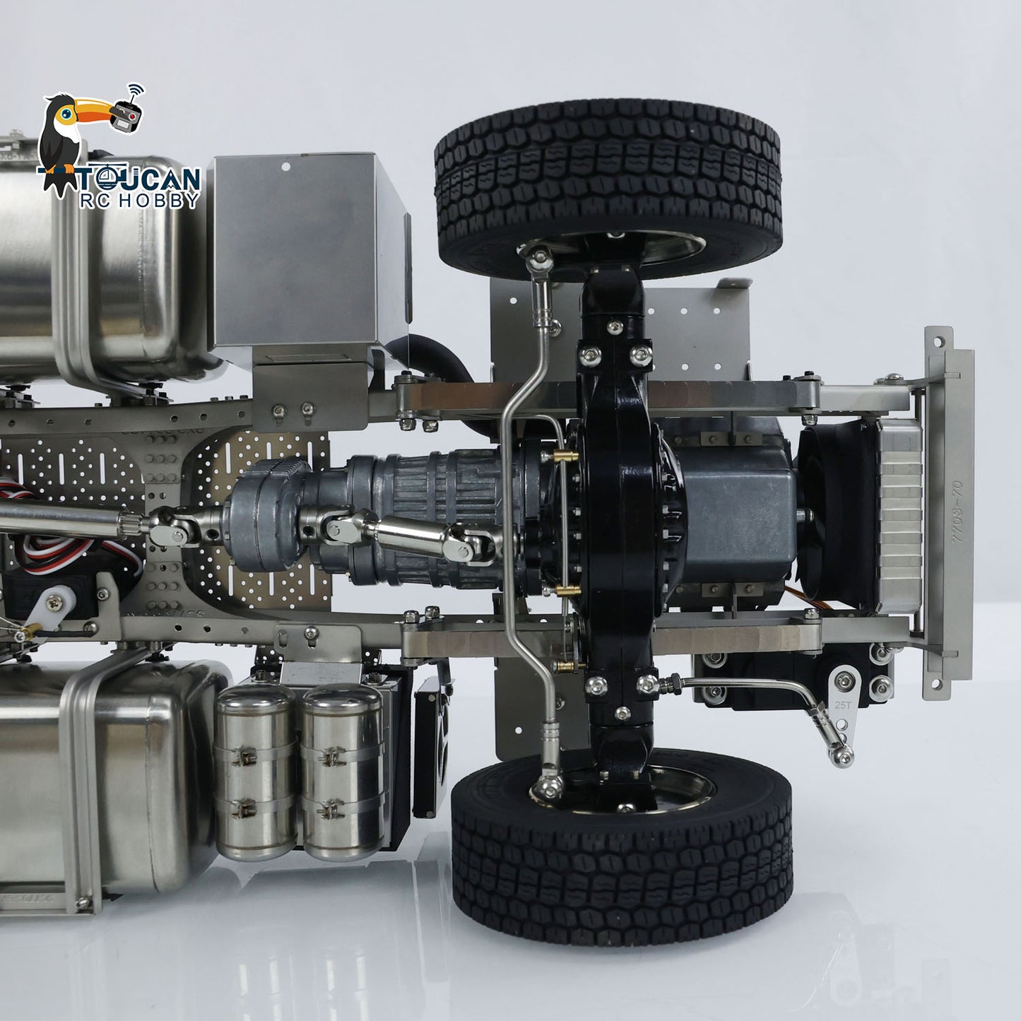 EN STOCK Châssis métallique 6x6 SCALECLUB pour camion tracteur 770S 1/14 RC