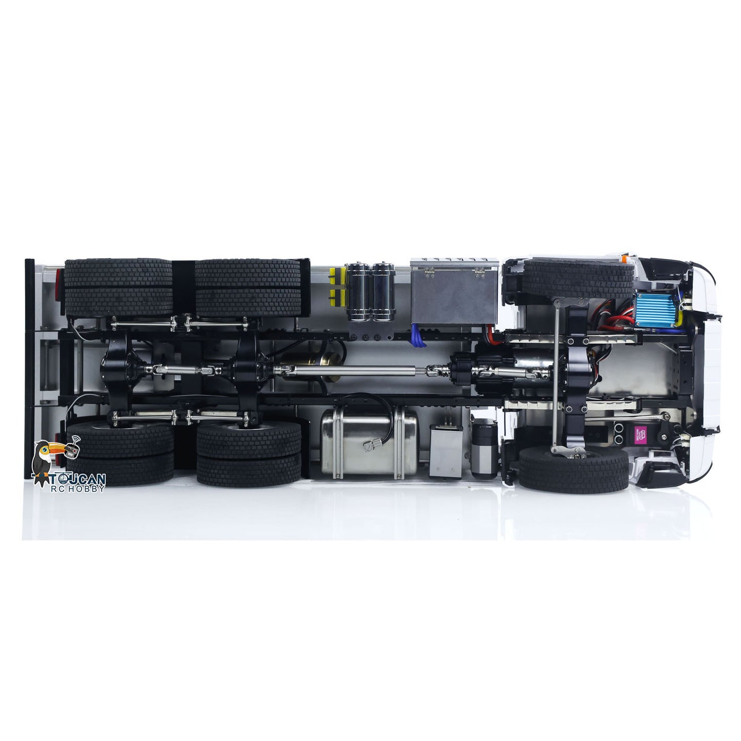 US STOCK 3348 Metal Chassis 1/14 RC Hydraulic Dumper 2Speed Gearbox Radio Controlled Tipper Model Car Differential Axle Light Sound Radio