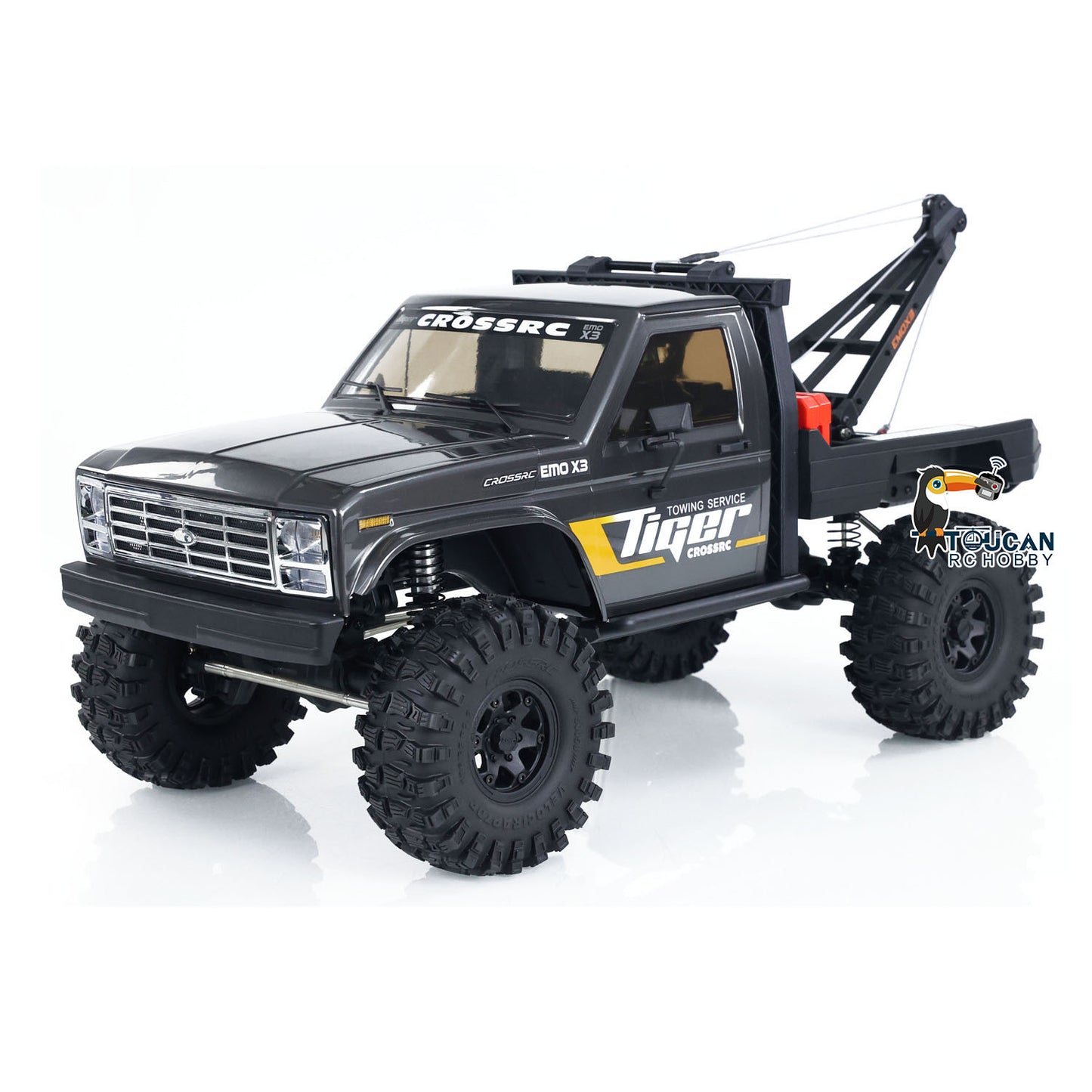 CROSSRC EMO X3 1/8 RC Rescue Towing Car ARTR 4x4 Remote Control Rock Crawler Car Differential Lock Axle Model NO Motor ESC