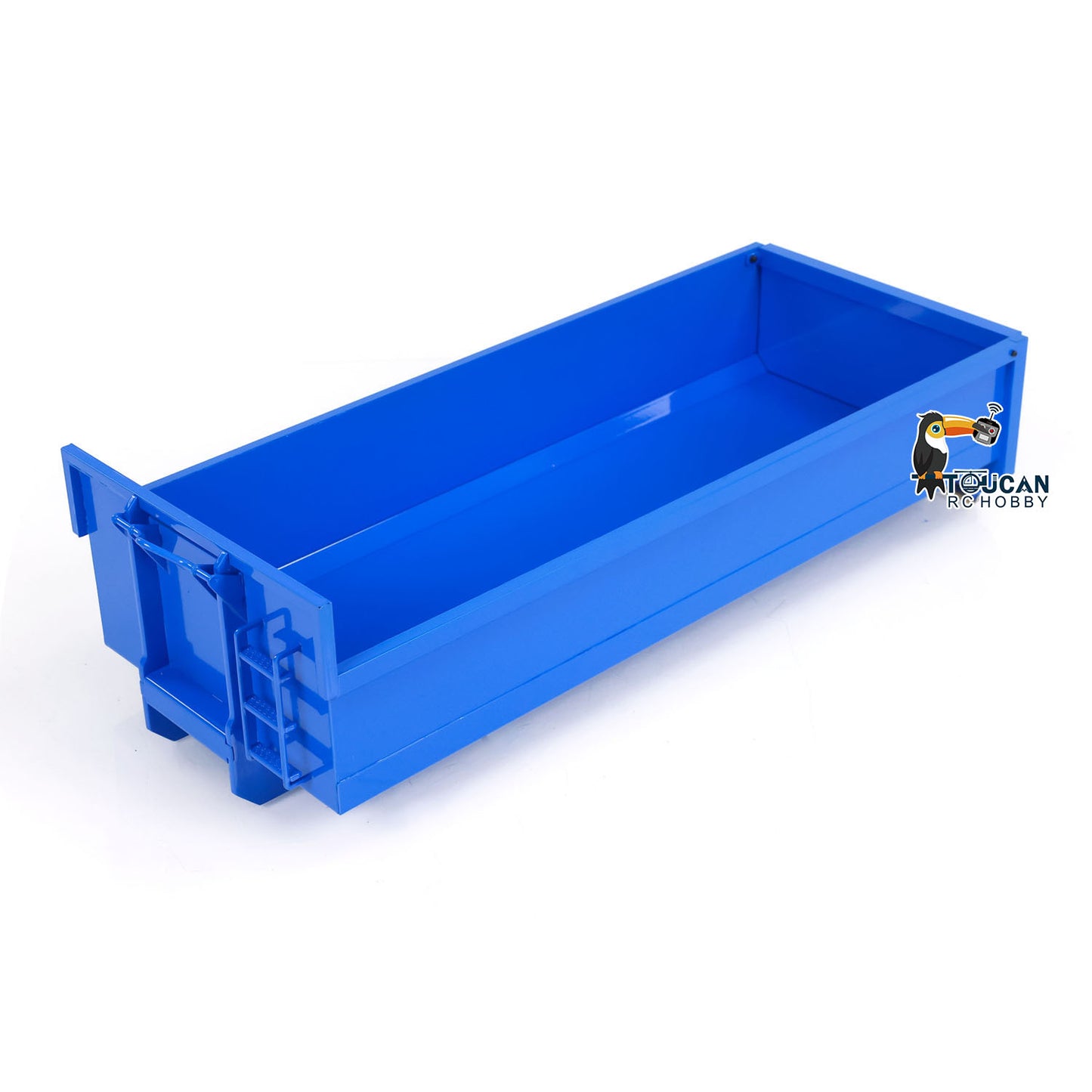 Metal U-shaped Short Bucket for 1/14 10x10 8x8 RC Roll On/Off Hydraulic Dumper Truck