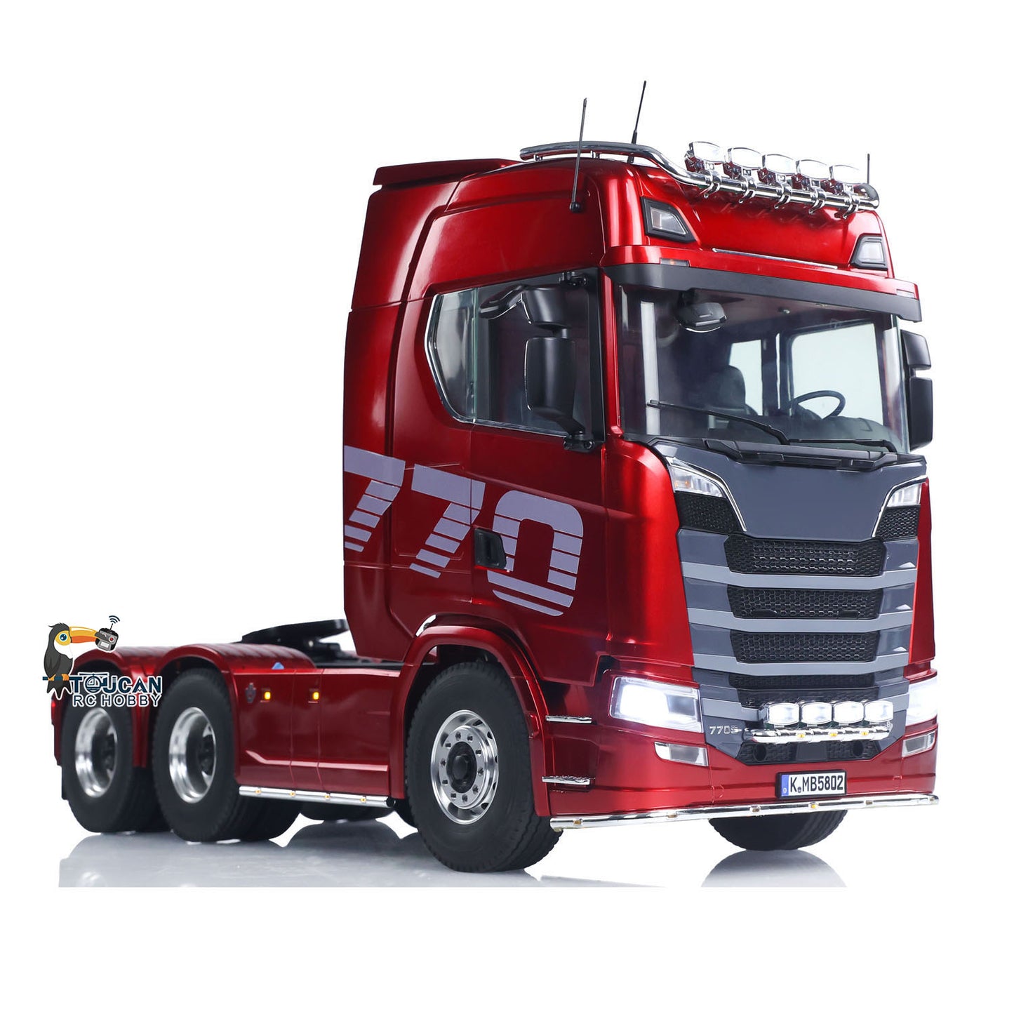 Pre-Order Kabolite 1/14 RC Tractor Truck 770S 6X6 RTR Model Lorry Battery Radio Car 5802