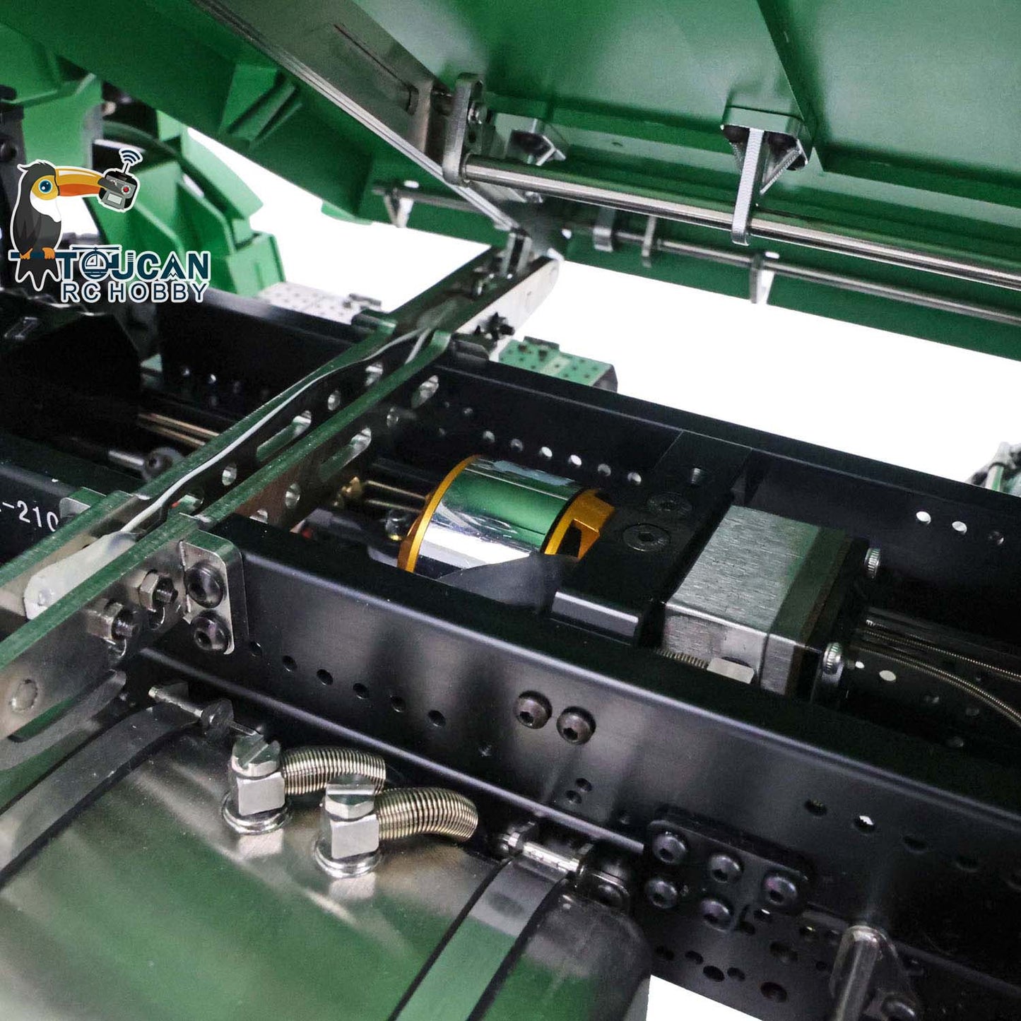 LESU 1/14 3Axles 3-way Tipper RC Hydraulic Dumper Radio Battery RTR