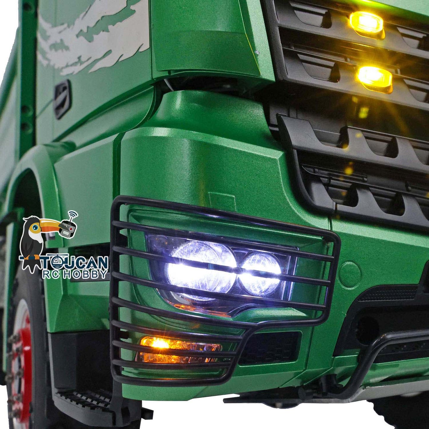 LESU 1/14 3Axles 3-way Tipper RC Hydraulic Dumper Radio Battery RTR