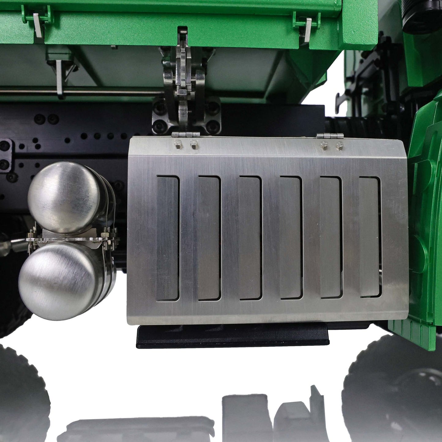 LESU 1/14 3Axles 3-way Tipper RC Hydraulic Dumper Radio Battery RTR