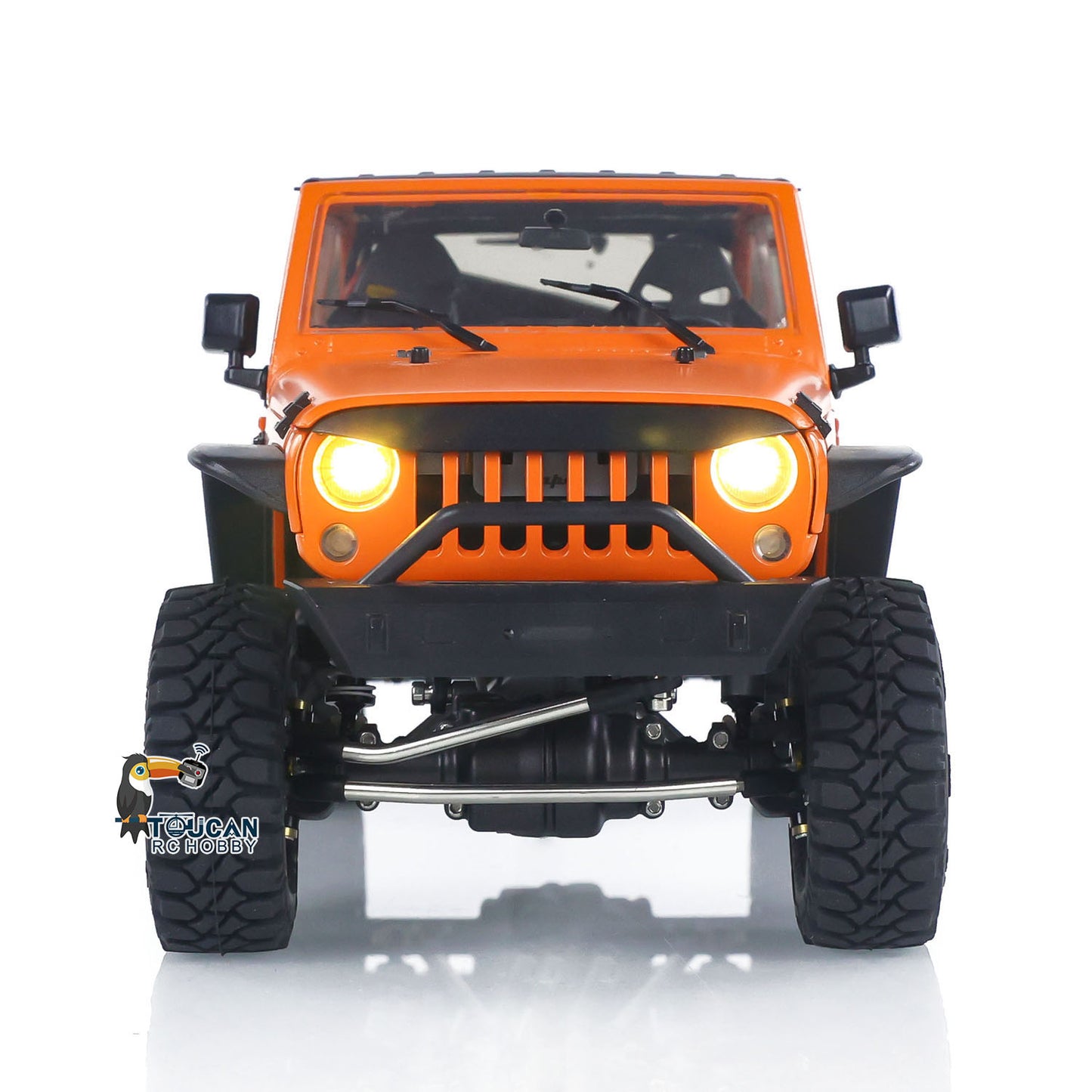 CAPO 1/18 RC Crawler Car CUB2 RTR Remote Control Off Road Vehicle 2-Speed Transmission Flysky GT5 Radio Battery Light Sound