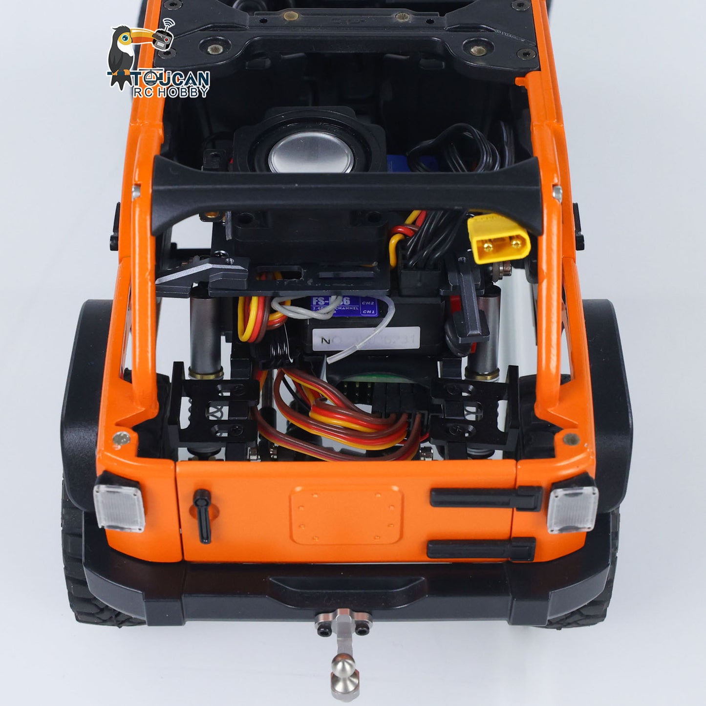 CAPO 1/18 RC Crawler Car CUB2 RTR Remote Control Off Road Vehicle 2-Speed Transmission Flysky GT5 Radio Battery Light Sound