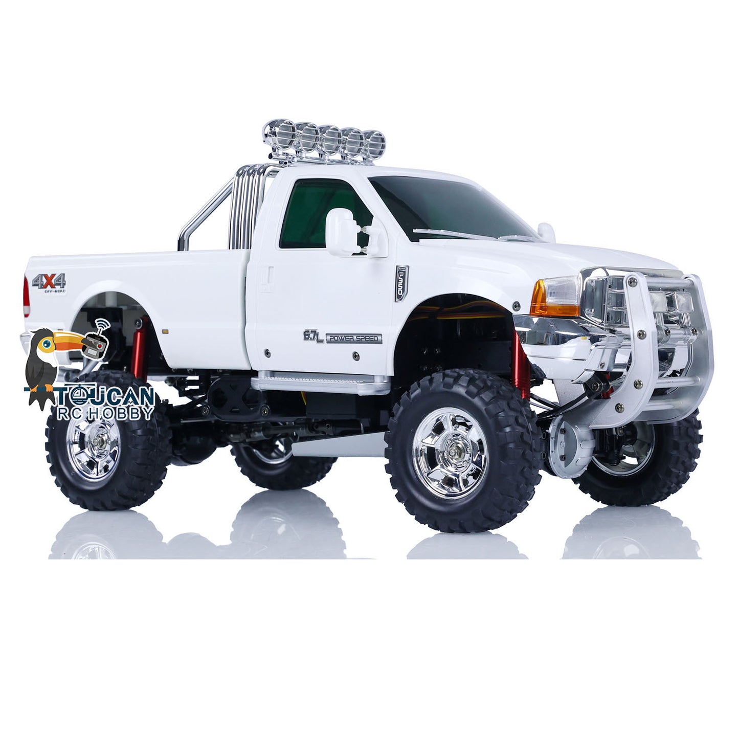 1/10 RC HG Pickup Truck P410 4*4 Rally Racing Crawler Car 2.4G Radio Motor ESC