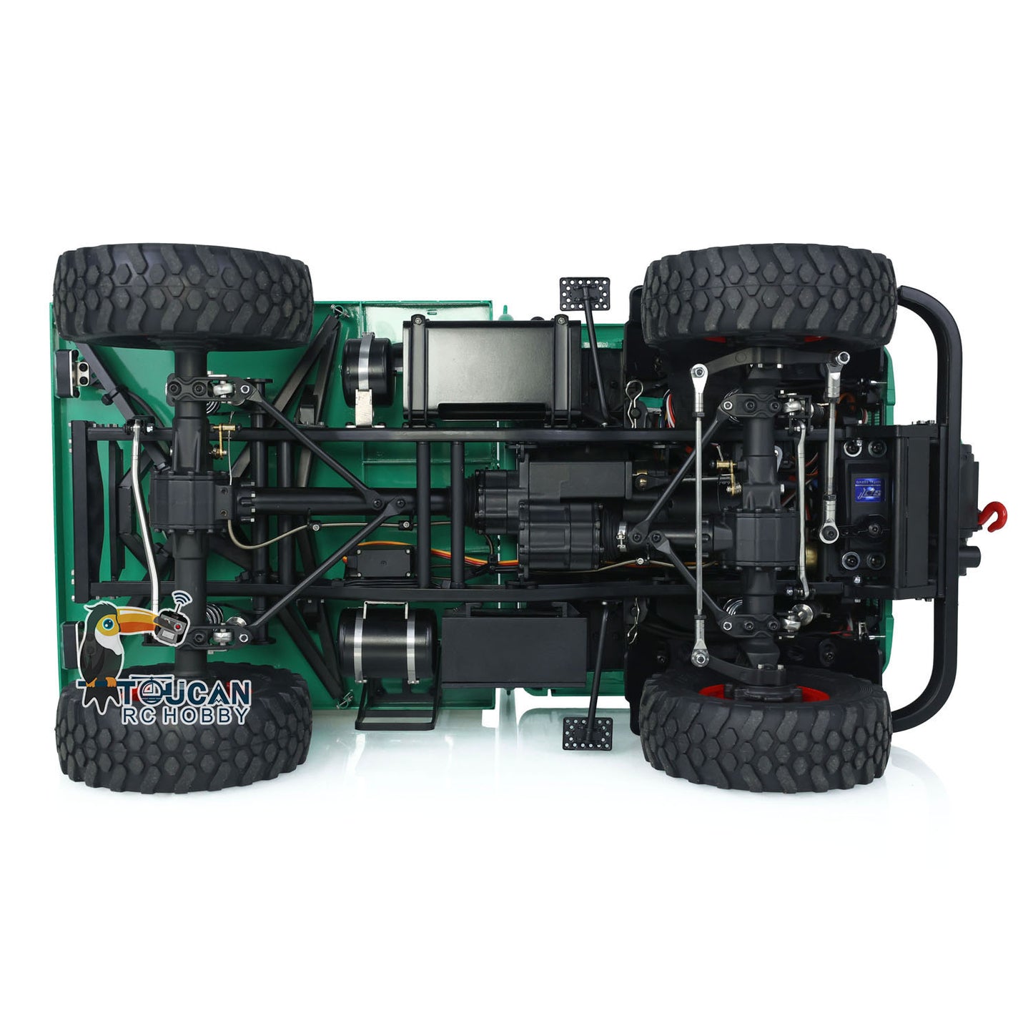 LESU 1/10 4x4 Assemblé Peint UM406 PNP RC Tout-Terrain Crawler Voiture Z001