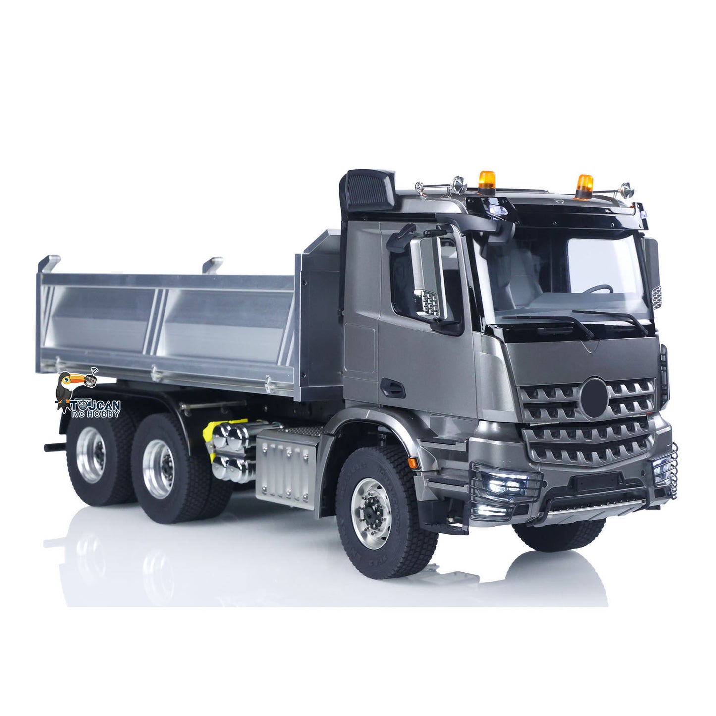 IN STOCK 6x6 1/14 RC Hydraulic Dump Truck 3348 2025 Tipper Metal Axles Gearbox Suspension Bucket Oil Tank Light Sound
