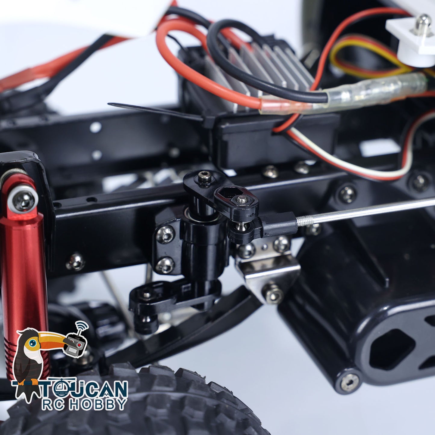 1/10 RC HG Pickup Truck P410 4*4 Rally Racing Crawler Car 2.4G Radio Motor ESC