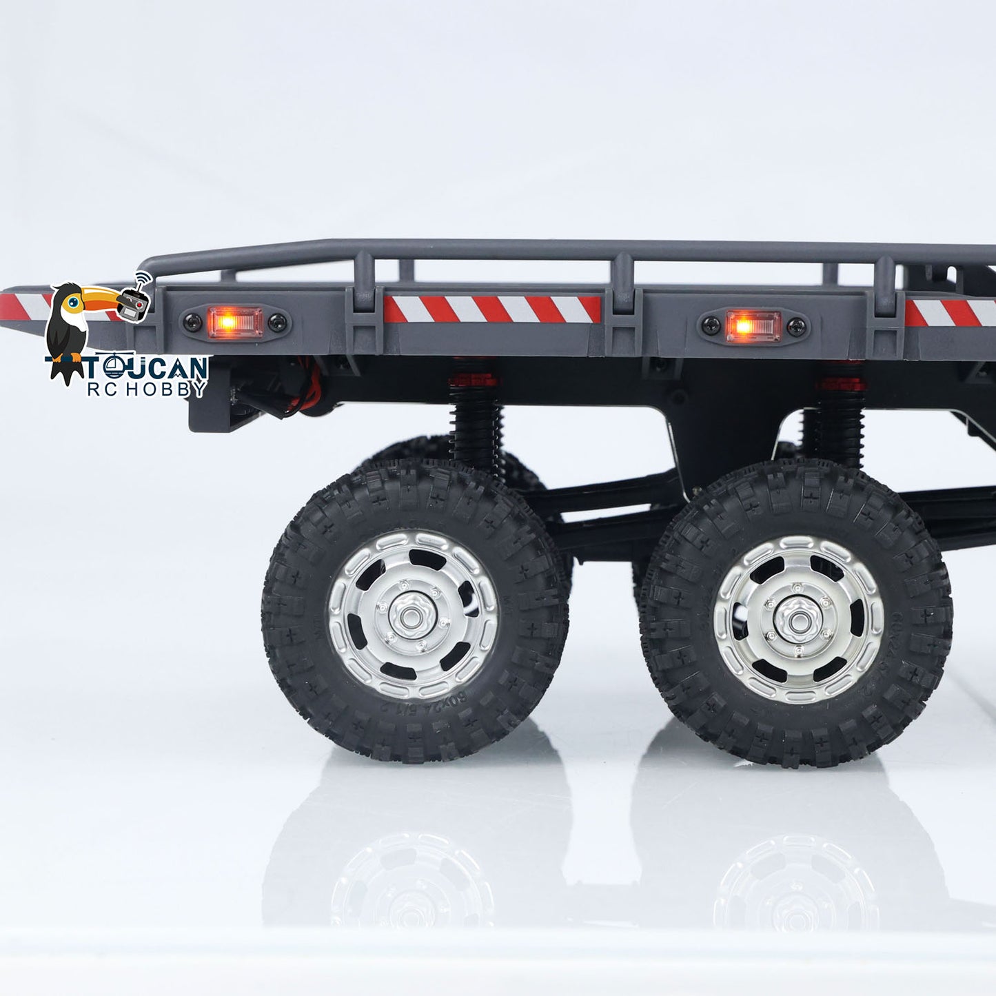 Fast Shipping RTR Flatbed Trailer 6WD RC Crawler 1/18 Off-Road Truck 2-Speed Lights Toy CR18P