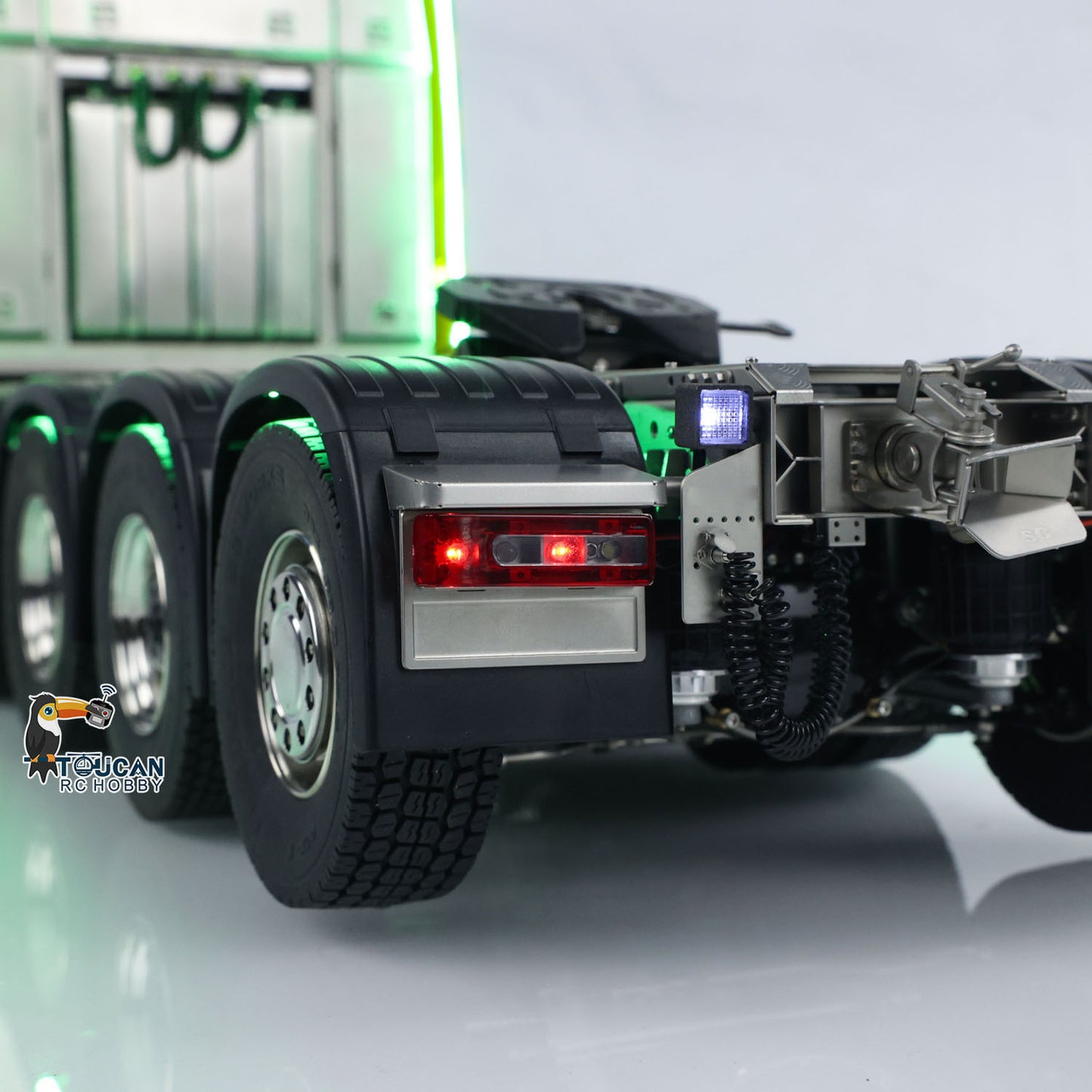 Unitru 02 FH16 1/14 Remote Control Tractor Truck 10x10 Metal Chassis RTR RC Lorry Car Model ST8 Radio Battery Smoke Light 3Speed