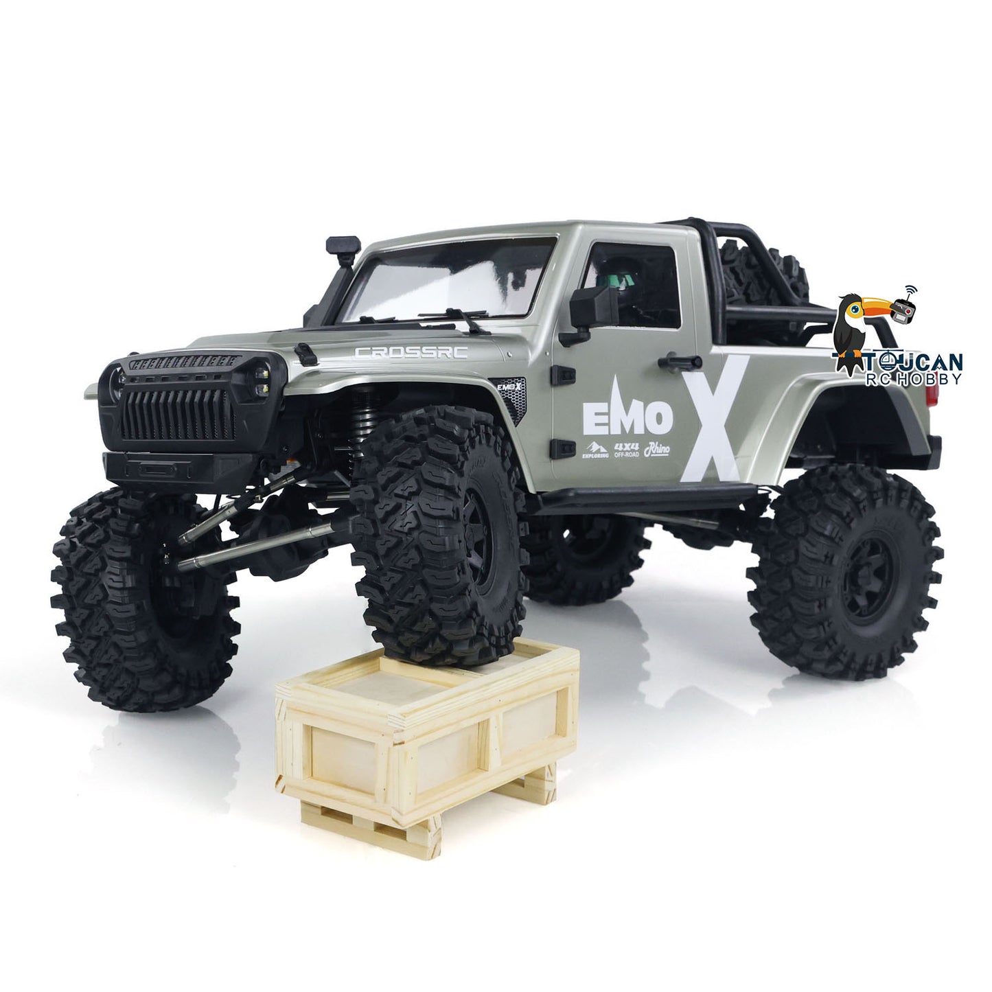 CROSSRC EMO X 1/8 RC Rock Crawler 2025Type 4X4 Remote Control Off Road Cars ARTR Model Vehicles Differential Lock Axle 2Speed