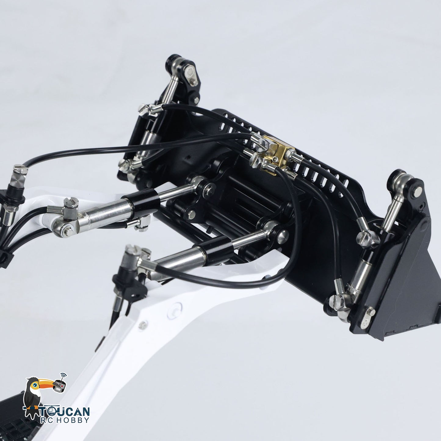 LESU 1/14 RC Metall Hydraulische Aoue LT5H Lackiert Montiert RTR Rädern Kompaktlader A0008