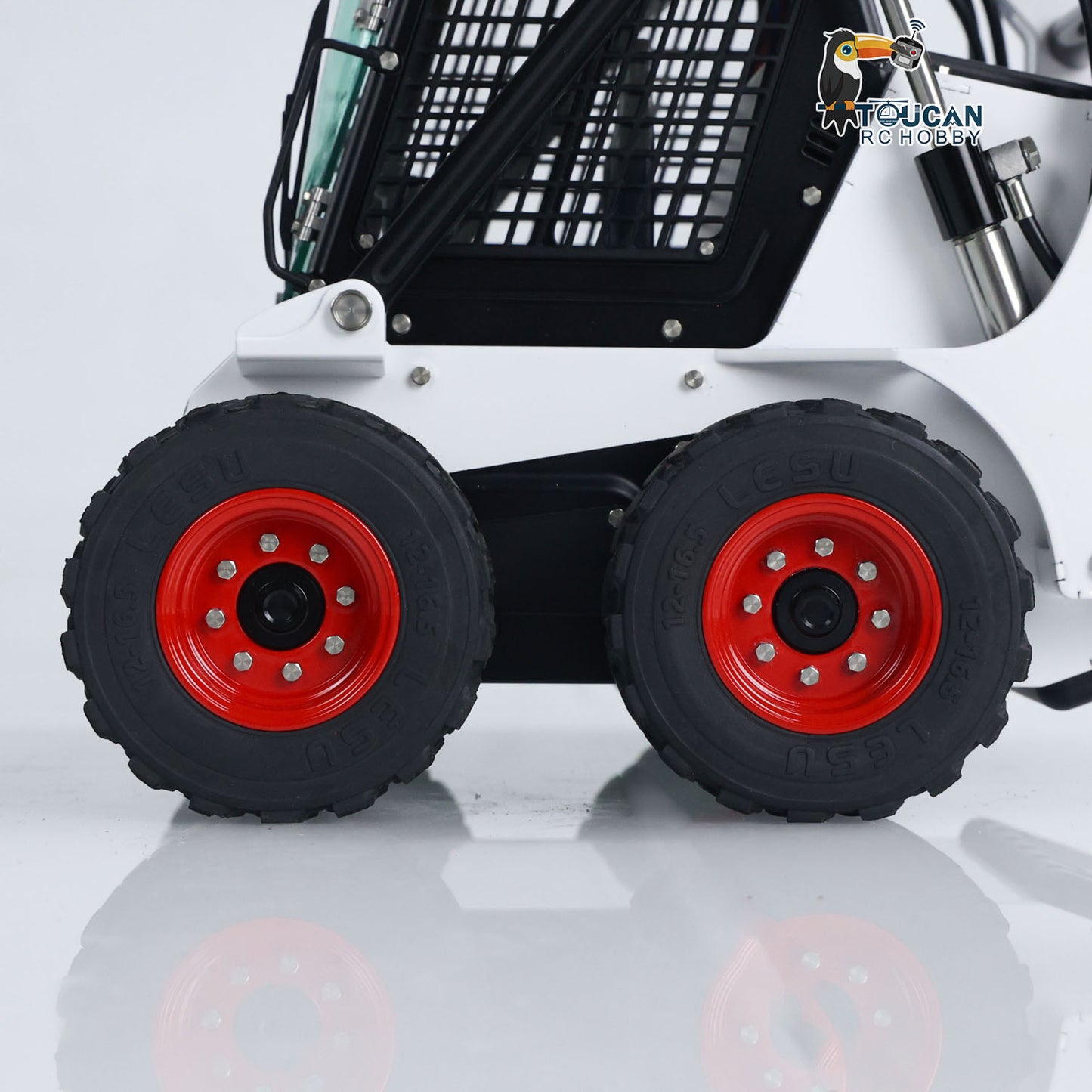 LESU 1/14 RC Metall Hydraulische Aoue LT5H Lackiert Montiert PNP Rädern Kompaktlader A0008