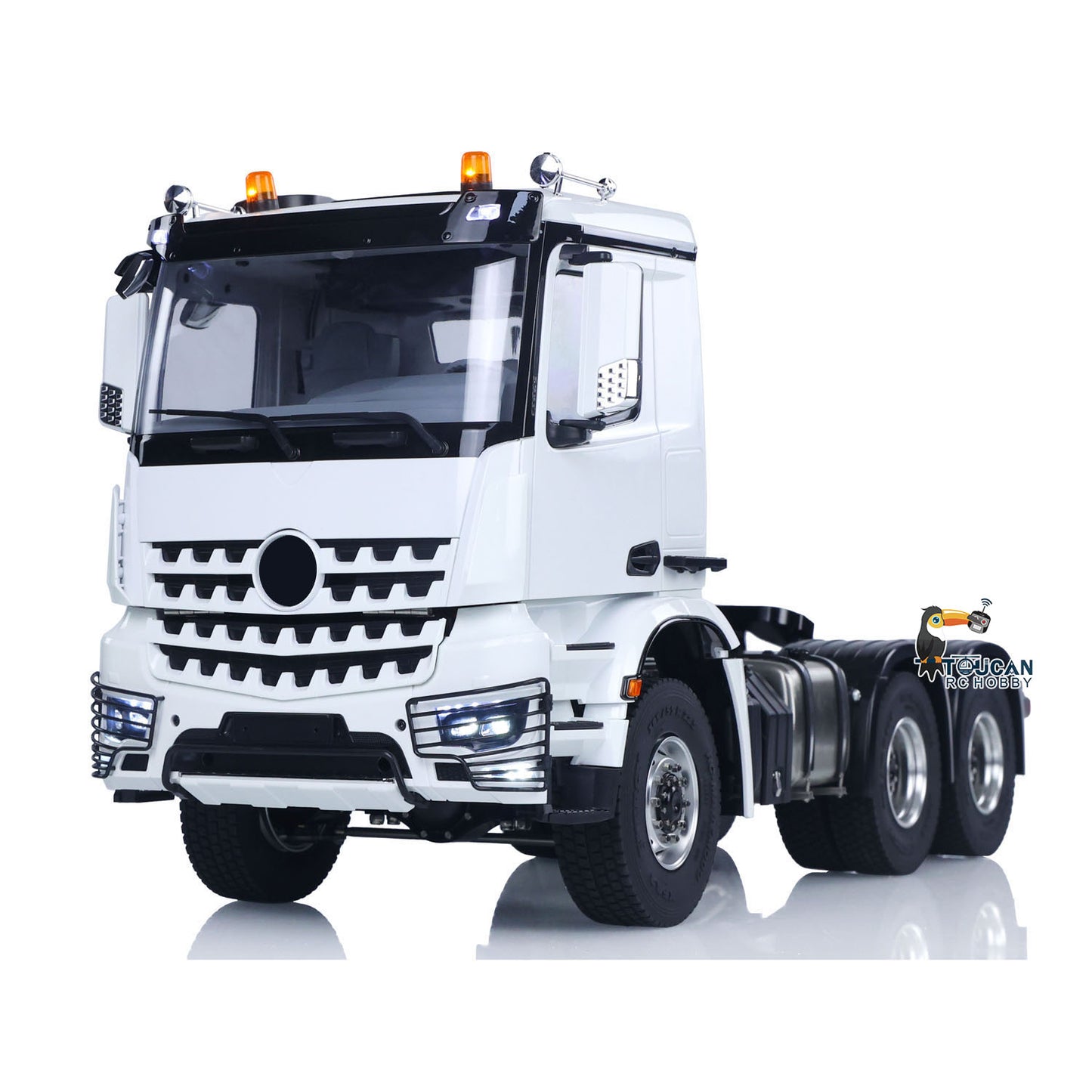 1/14 RC Tractor Truck 3363 Lorry Car Model Metal NO Lock Differential Axle 2Speed Gearbox Light Sound Radio