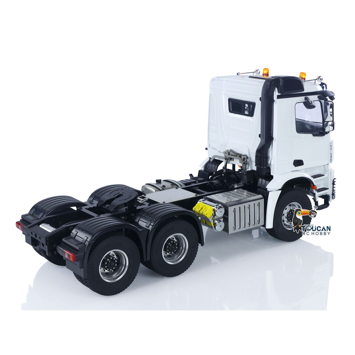 US STOCK RTR 1/14 RC Tractor Truck Radio Battery Metal NO Lock Differential Axles 2Speed Gearbox 6*6 Lorry Car Model for TAMIYA Trailer