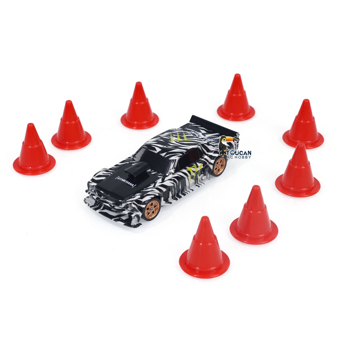 【FREE SHIPPING】US STOCK 4PCS 1/43 Radio Control Drift Car 4WD RC 2.4g Mini Race Car High Speed Model Toy