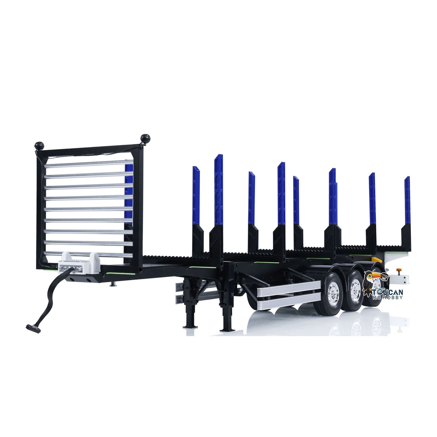 Toucan 3Axles 1/14 Finished Timber Trailer for Logging Truck DIY 1/14 RC TAMIYA Tractor Model