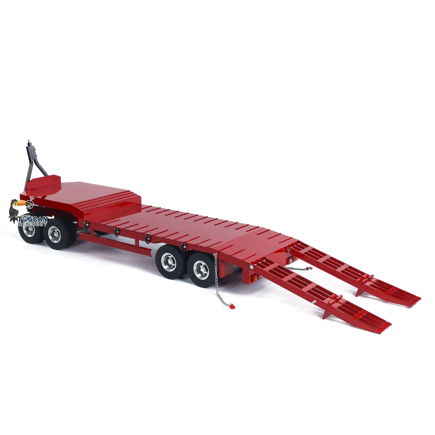Metal 4-axle Full Trailer for 1/14 RC Tractor Truck