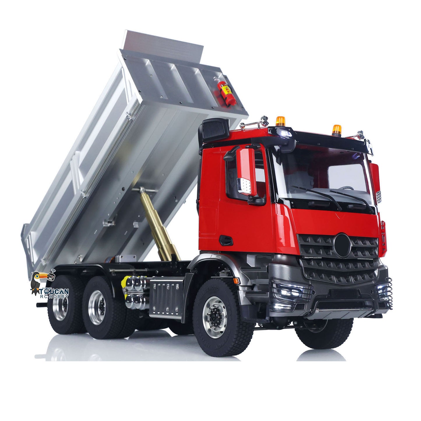 IN STOCK 6x6 1/14 RC Hydraulic Dump Truck 3348 2025 Tipper Metal Axles Gearbox Suspension Bucket Oil Tank Light Sound